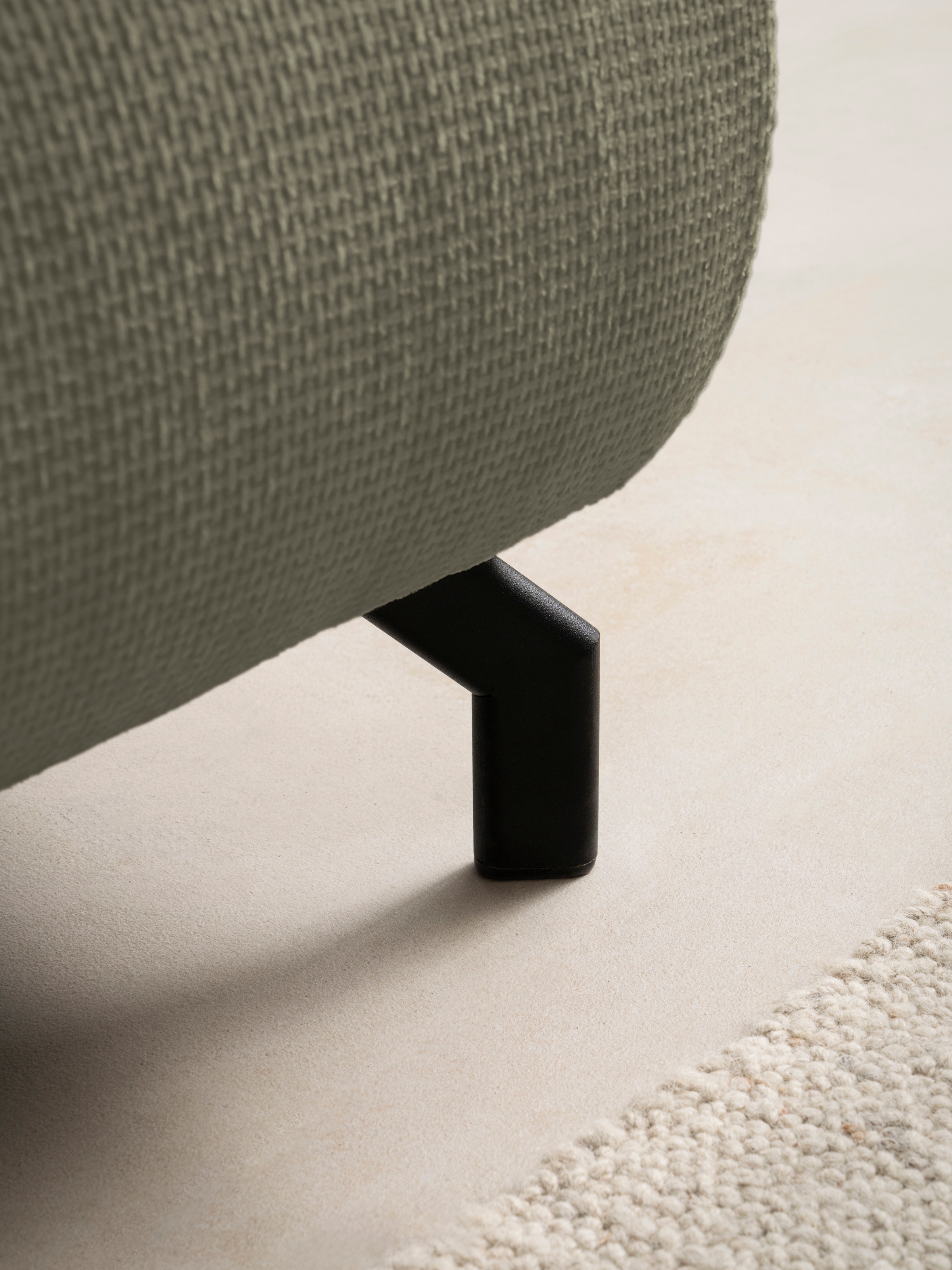 GOODproduct Ecksofa »KELLIE, L-Form, 315 cm, verstellbare Armlehne, Metallfüsse,« wahlweise Recamiere links o. rechts, Chenille-Stoff, hoher Sitzkomfort