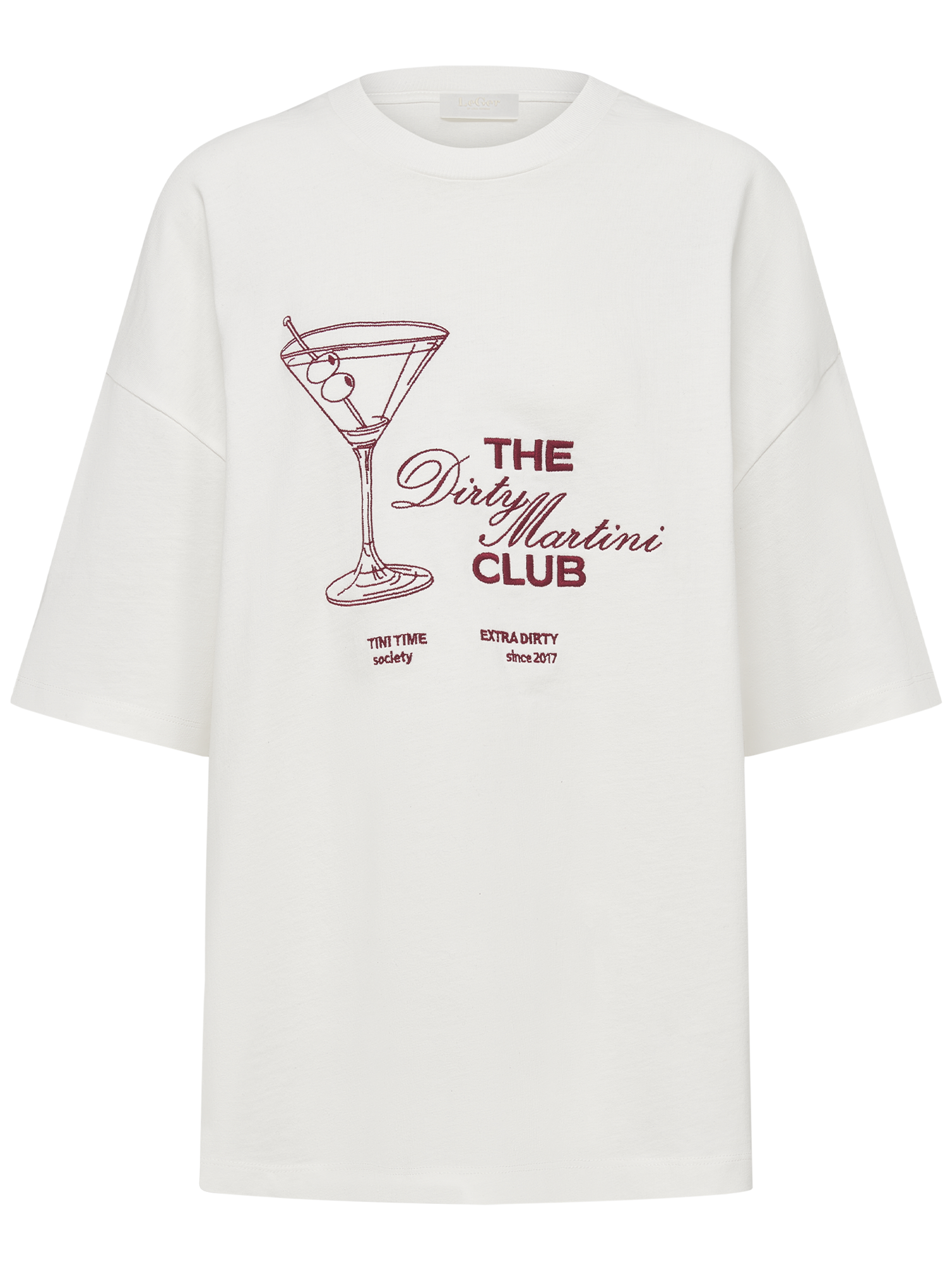 LeGer T-Shirt »Simona T-Shirt« Mit grossem Print, lockere Form