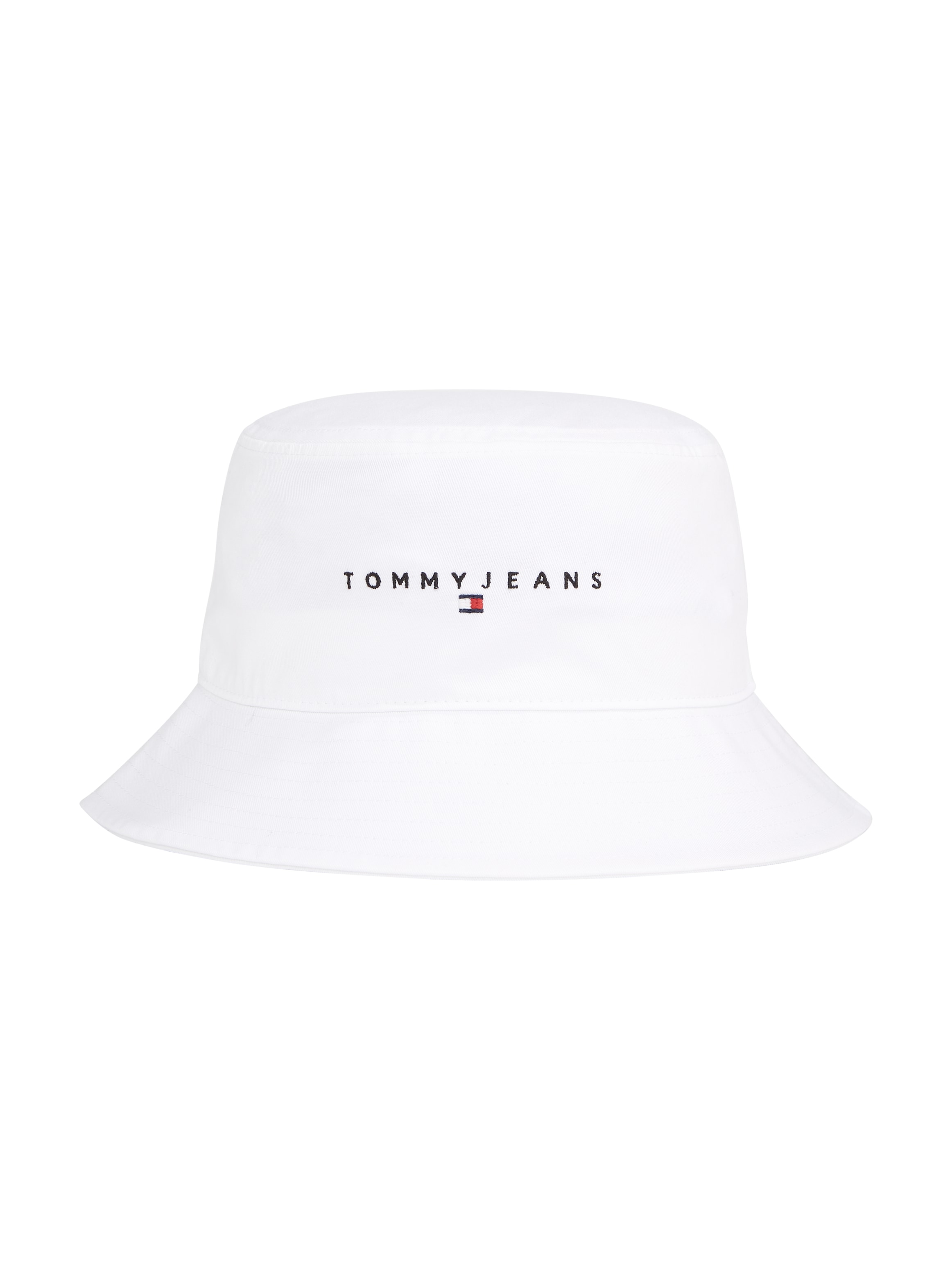 Tommy Jeans Fischerhut »TJM LINEAR LOGO BUCKET HAT«, mit gesticktem Logoschriftzug