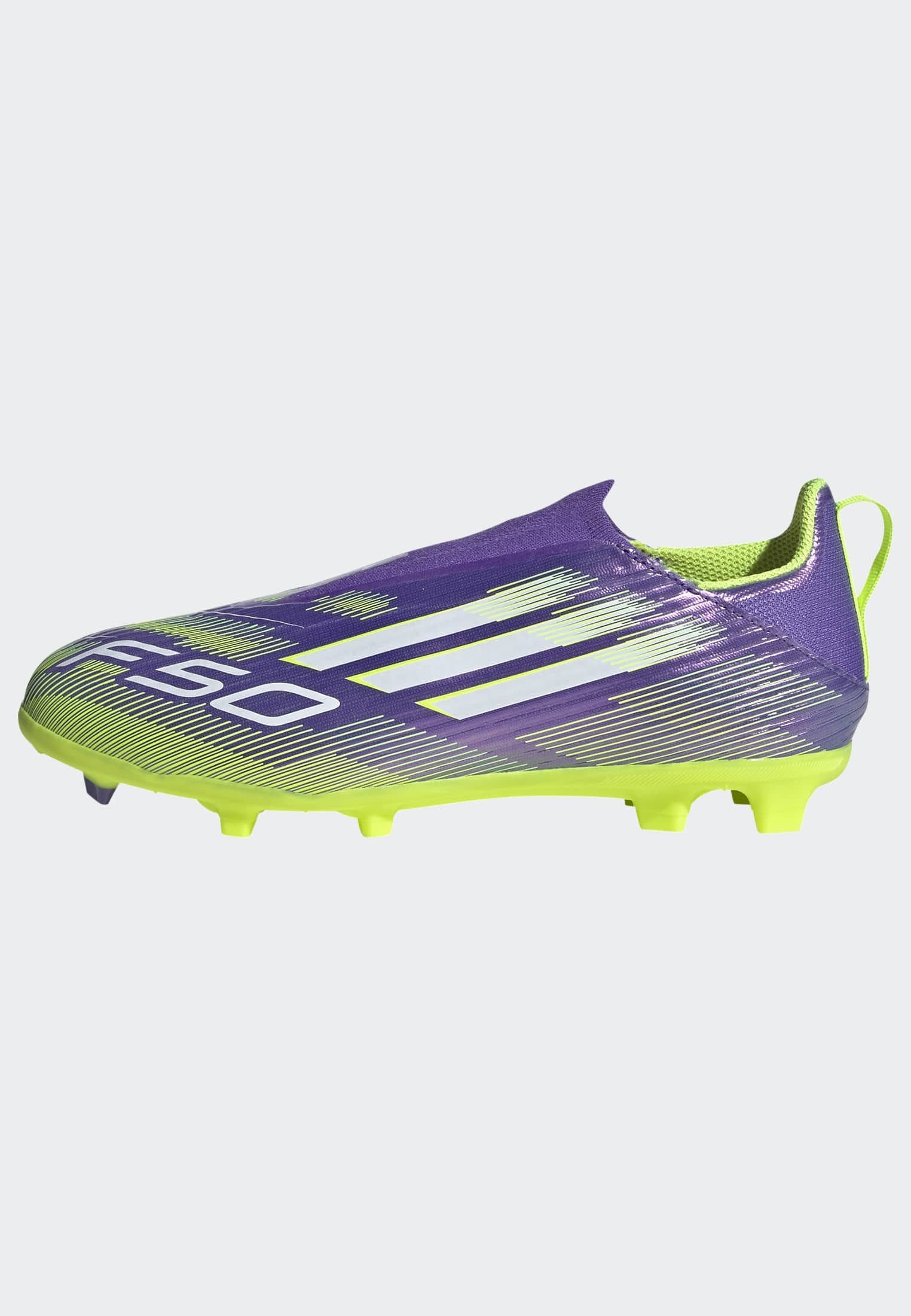 adidas Performance Fussballschuh »F50 LEAGUE LACELESS FIRM/MULTI-GROUND BOOTS KINDER«, geeignet für Rasen- und Kunstrasenplätze