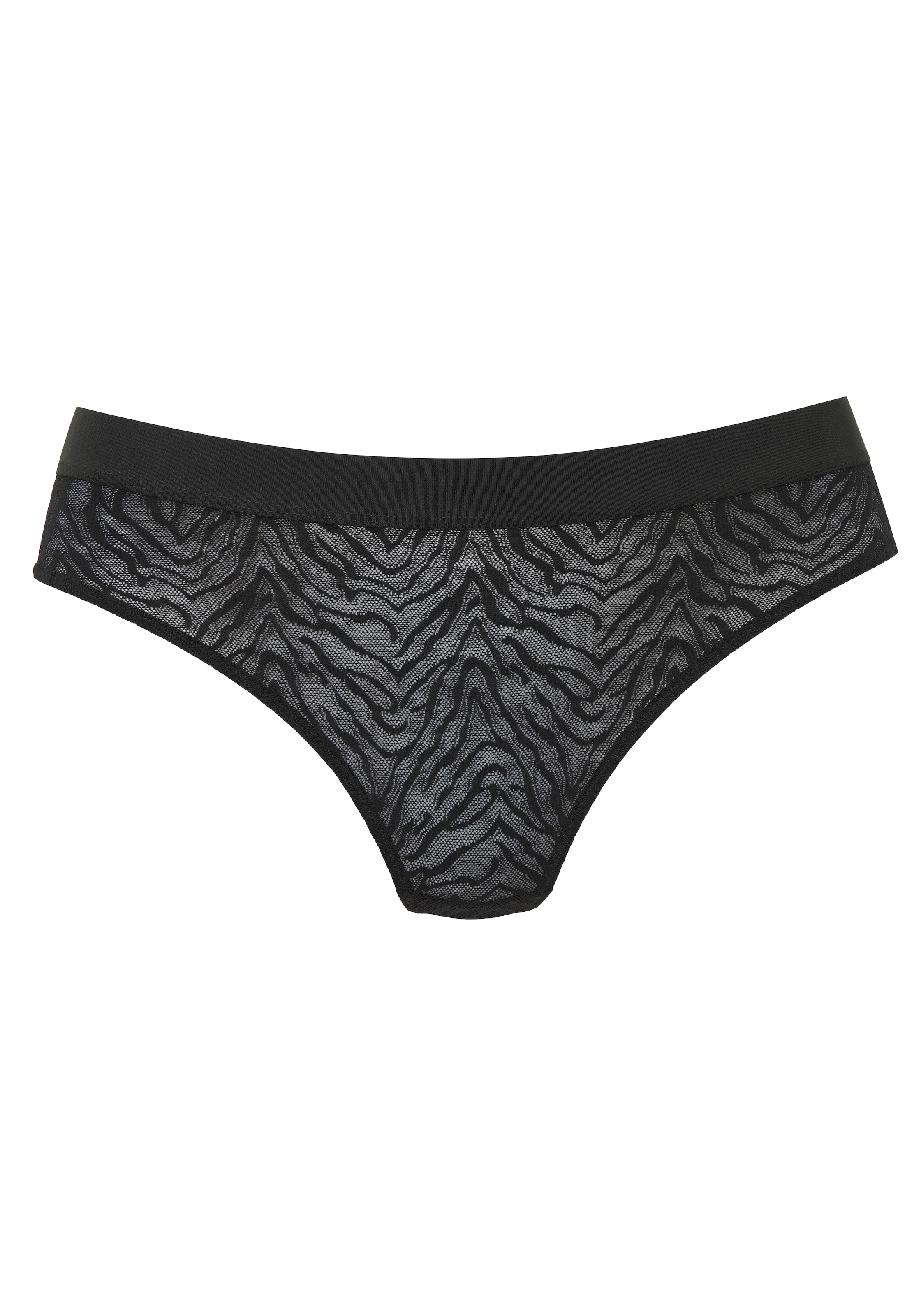 s.Oliver String »Alix« en dentelle douce et plate avec motif discret