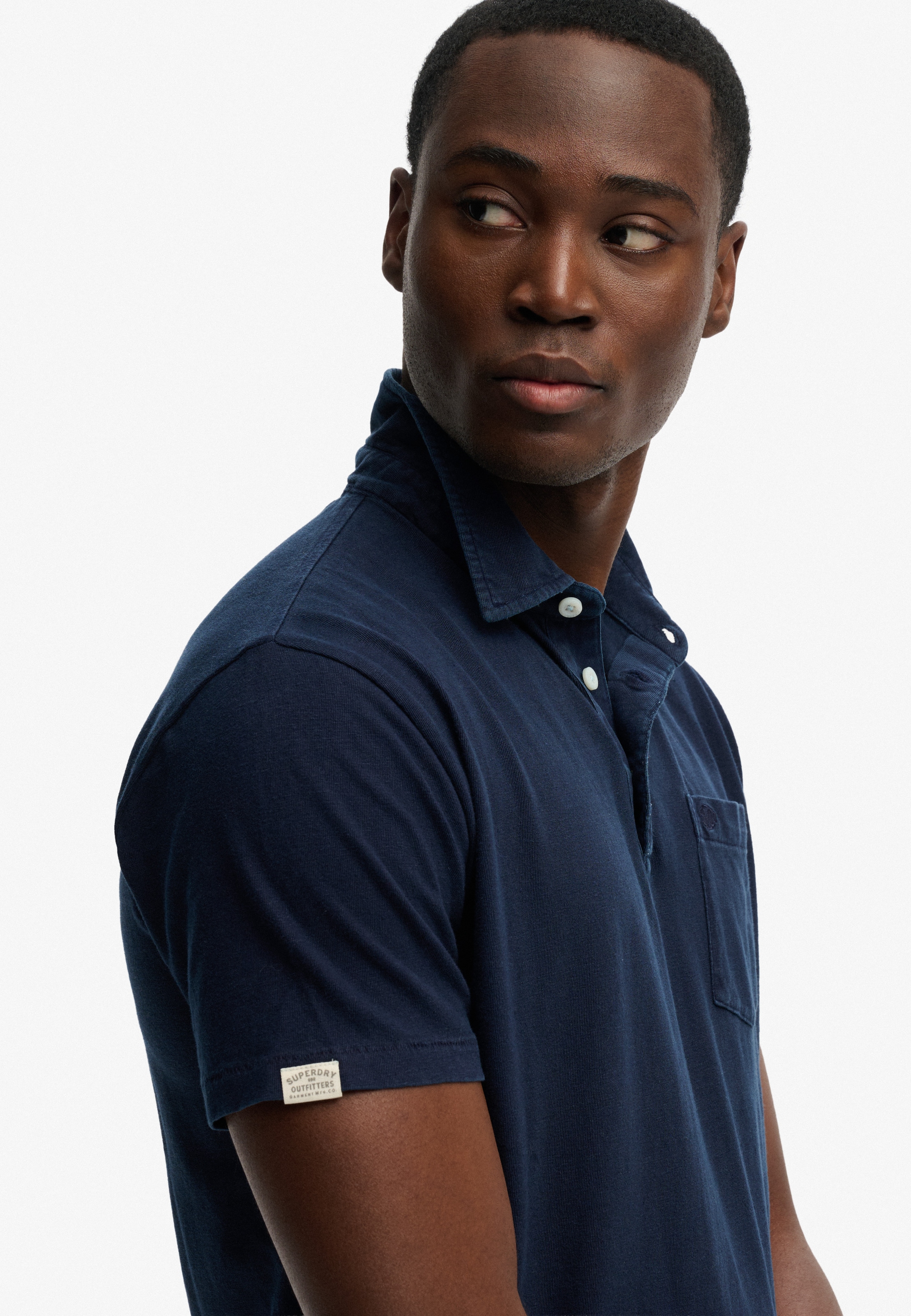 Superdry Poloshirt »CLASSIC COTTON LINEN POLO« aus tollem Baumwoll-Leinen-Mischgewebe