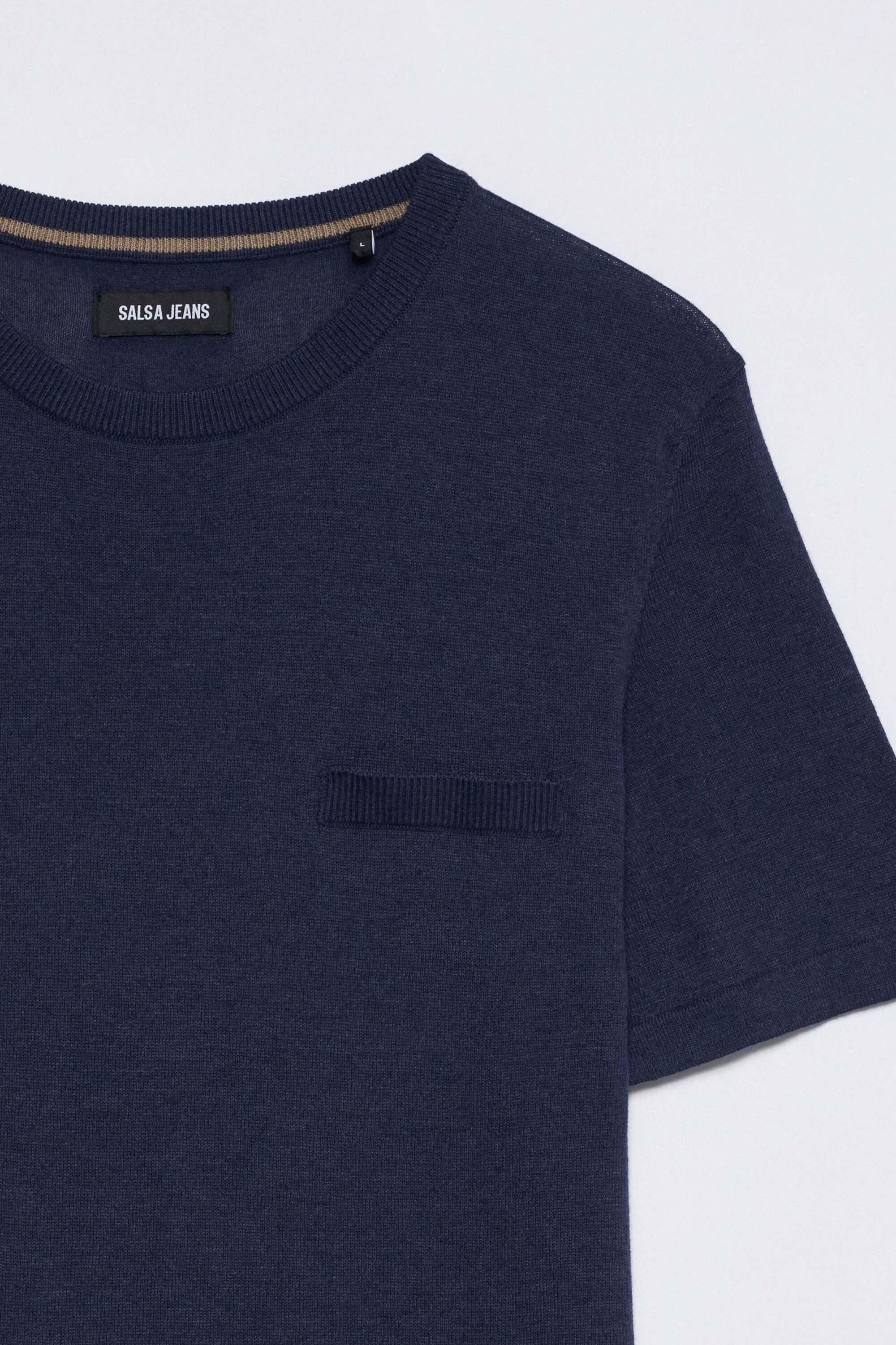 Salsa Pull en tricot »Salsa Jeans Pullover Chest Pocket«