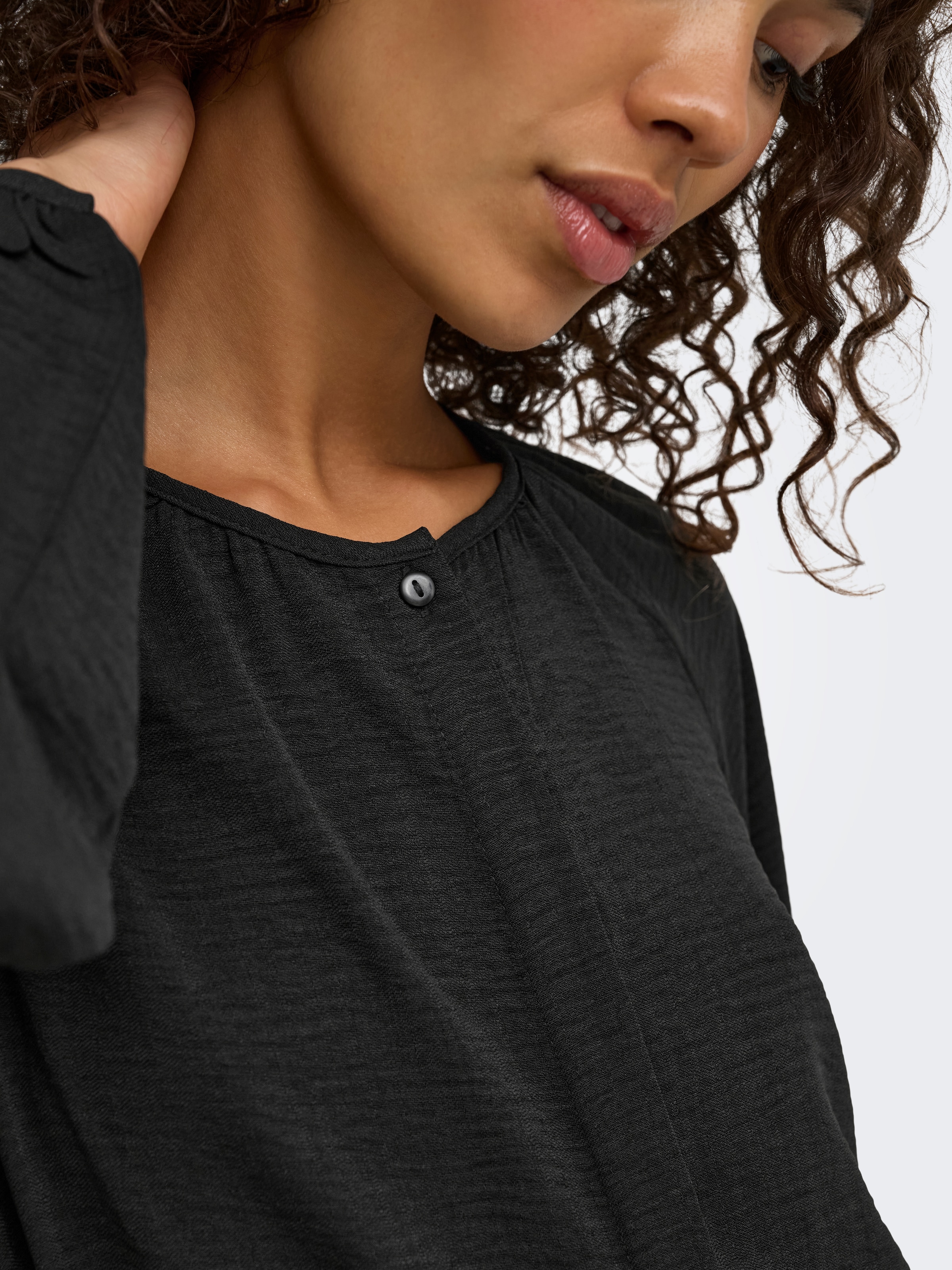 JDY Blouse à manches longues »JDYDIVYA LIFE L/S O-NECK SHIRT WVN« Polyester