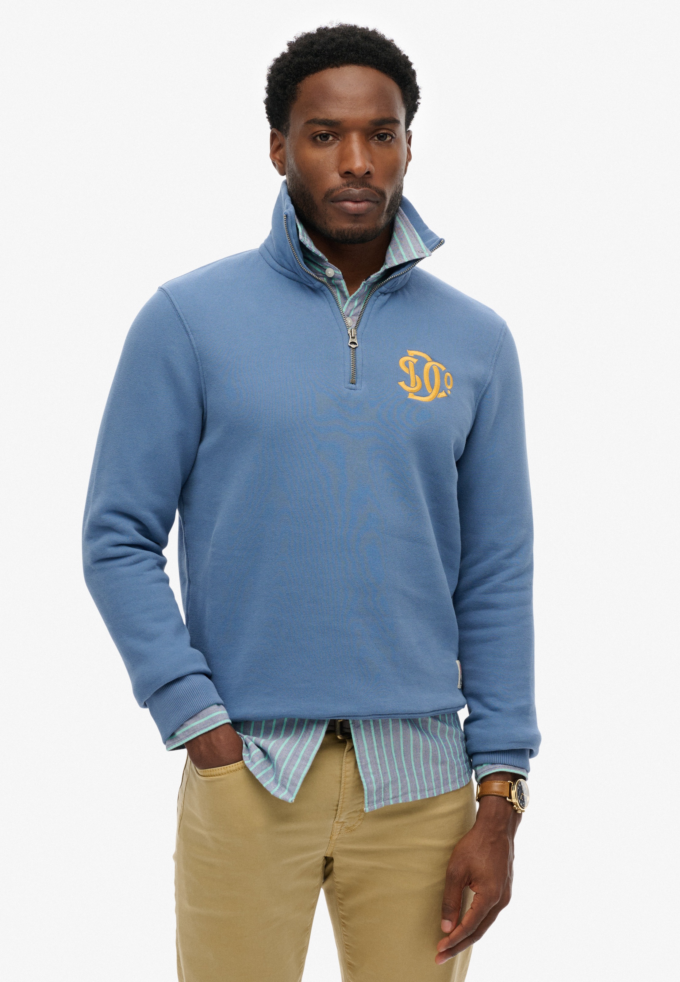 Image of Superdry Sweatshirt "Sd&co Neon Half Zip Track"
