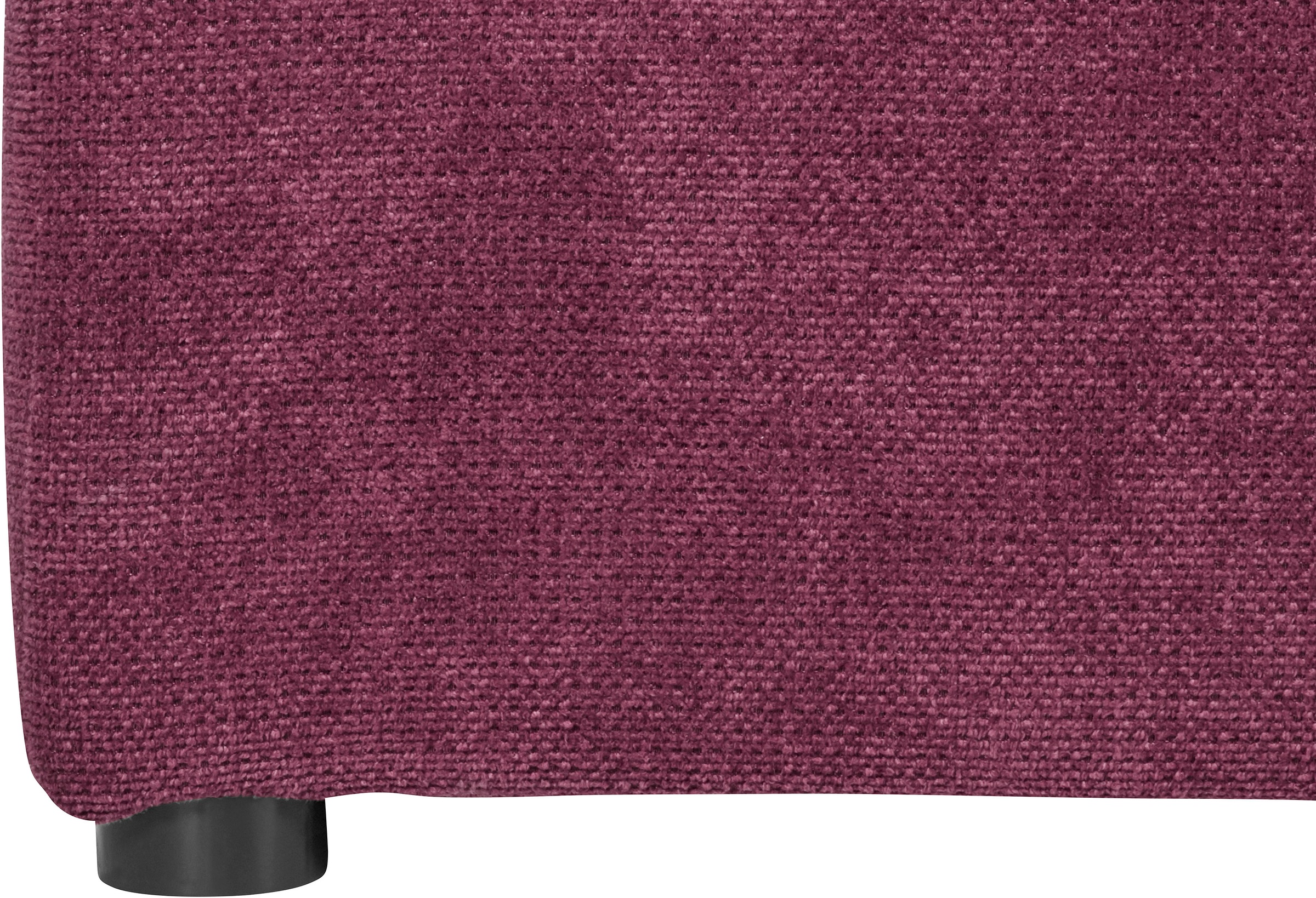 DOMO collection Hocker »Topper«, mit Wellenunterfederung, auf Kunststoffgleitern