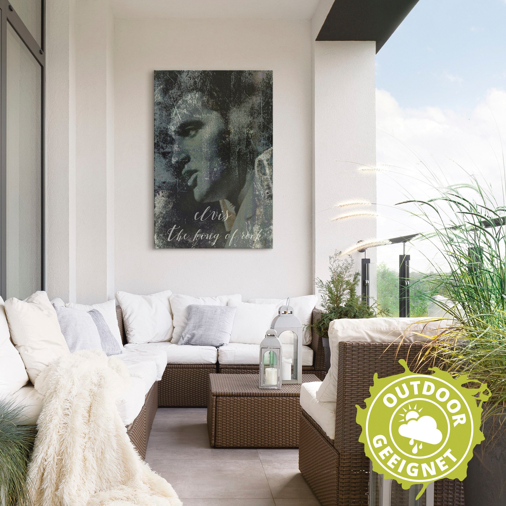 Artland Wandbild »Elvis the King« Musiker 1 Stk. tlg. als Alubild, Outdoorbild, Leinwandbild, Poster, Wandaufkleber