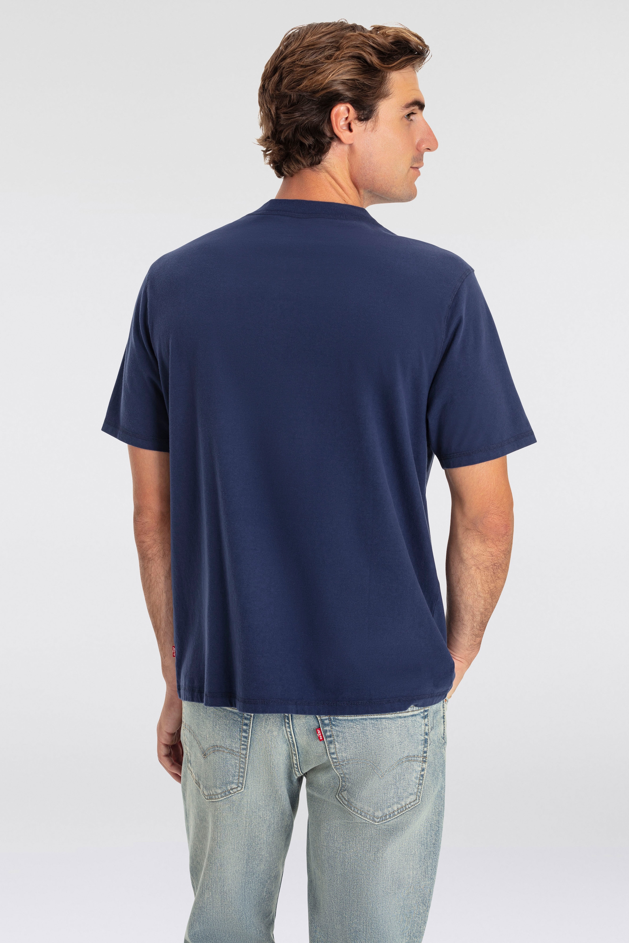 Levi's® Rundhalsshirt »SS 4 BUTTON HENLEY«, mit Knopfleiste