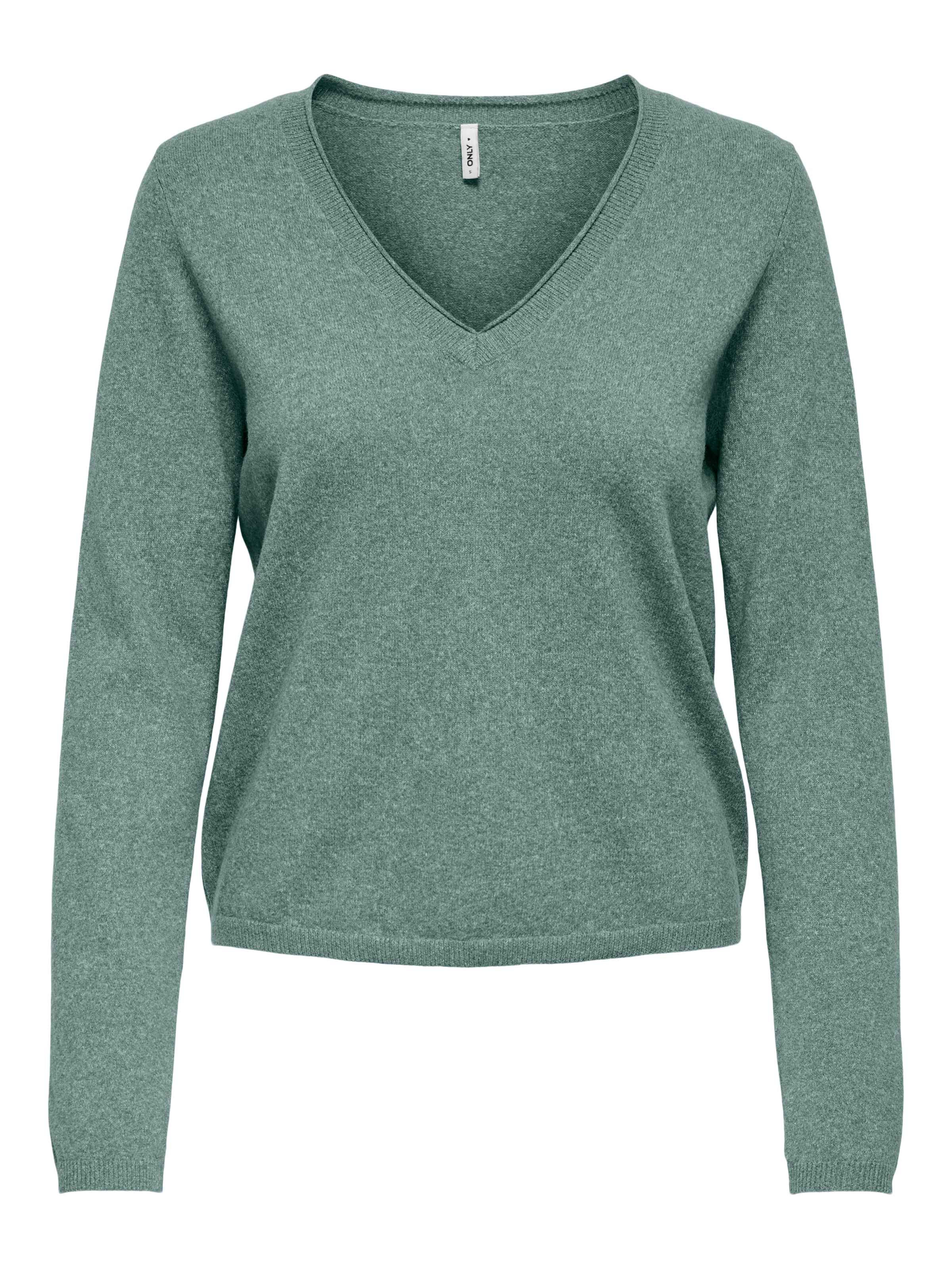 ONLY Pull col V »ONLLOYAL LIFE LS V-NECK PULLO KNT NOOS« Materialmix