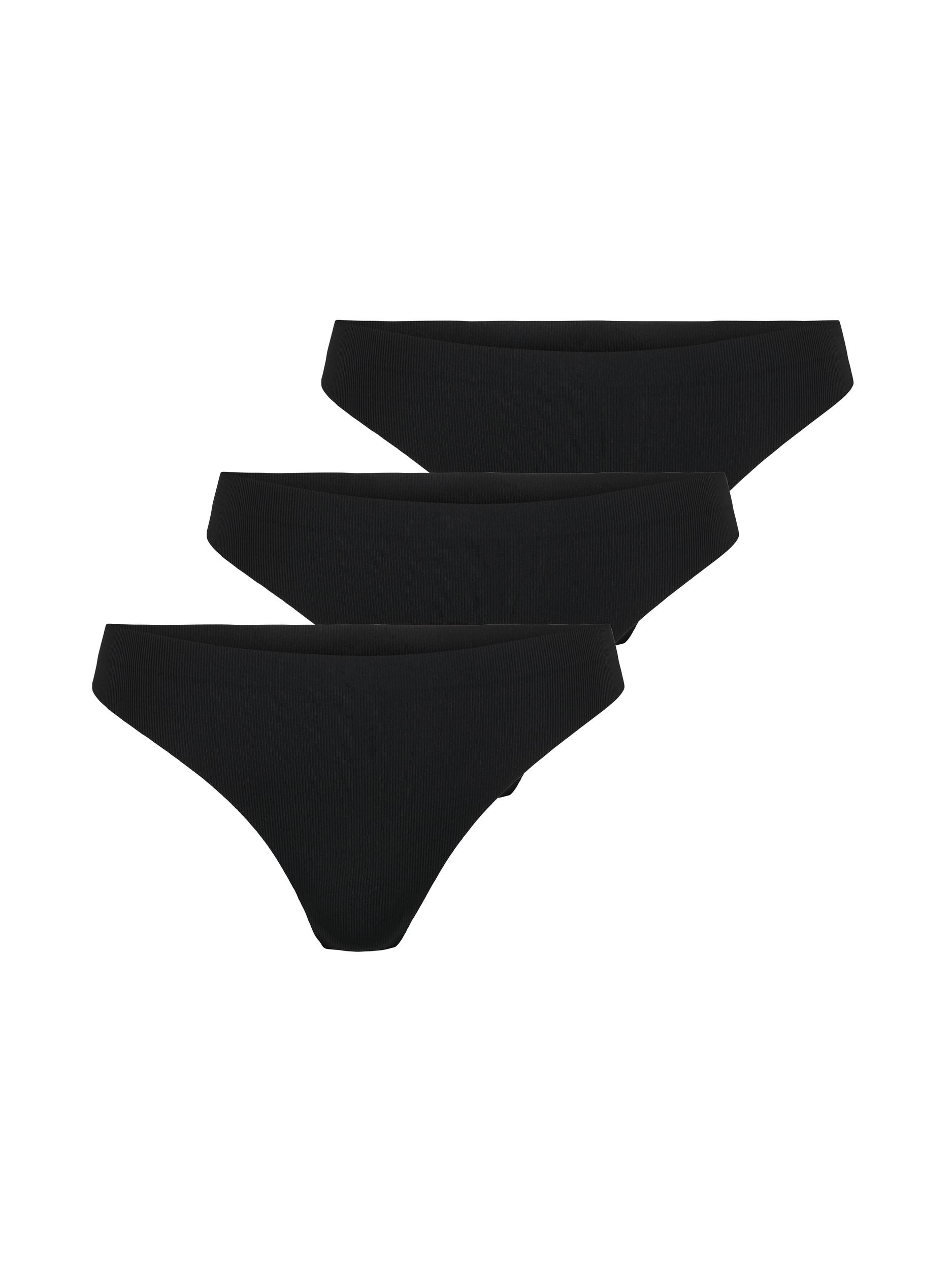 String »ONLTRACY INVISIBLE 3-PACK RIB THONG«, (Set, 3 St.)