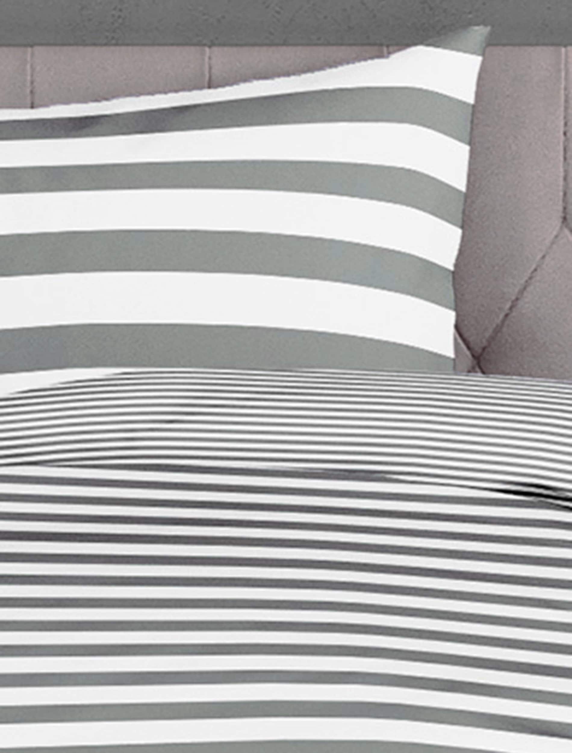 BIERBAUM Bettwäsche »Modern Stripes«, Mako-Satin, 100 % Baumwolle, gestreift, pflegeleicht