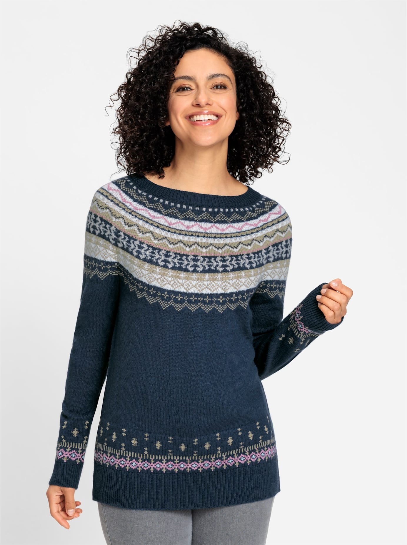 Jacquardpullover »Jacquard-Pullover«
