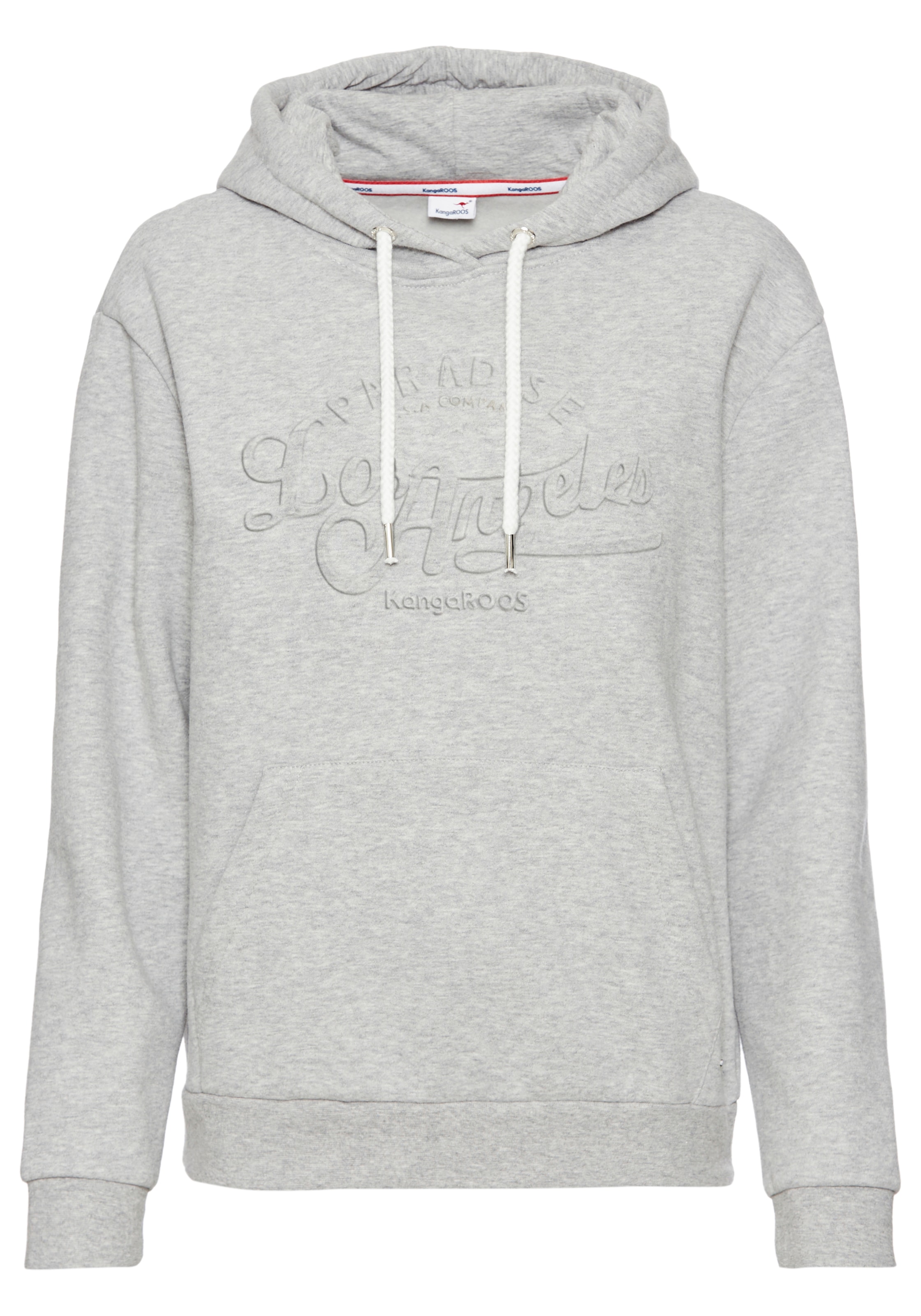KangaROOS Kapuzensweatshirt, mit gestanztem Druck