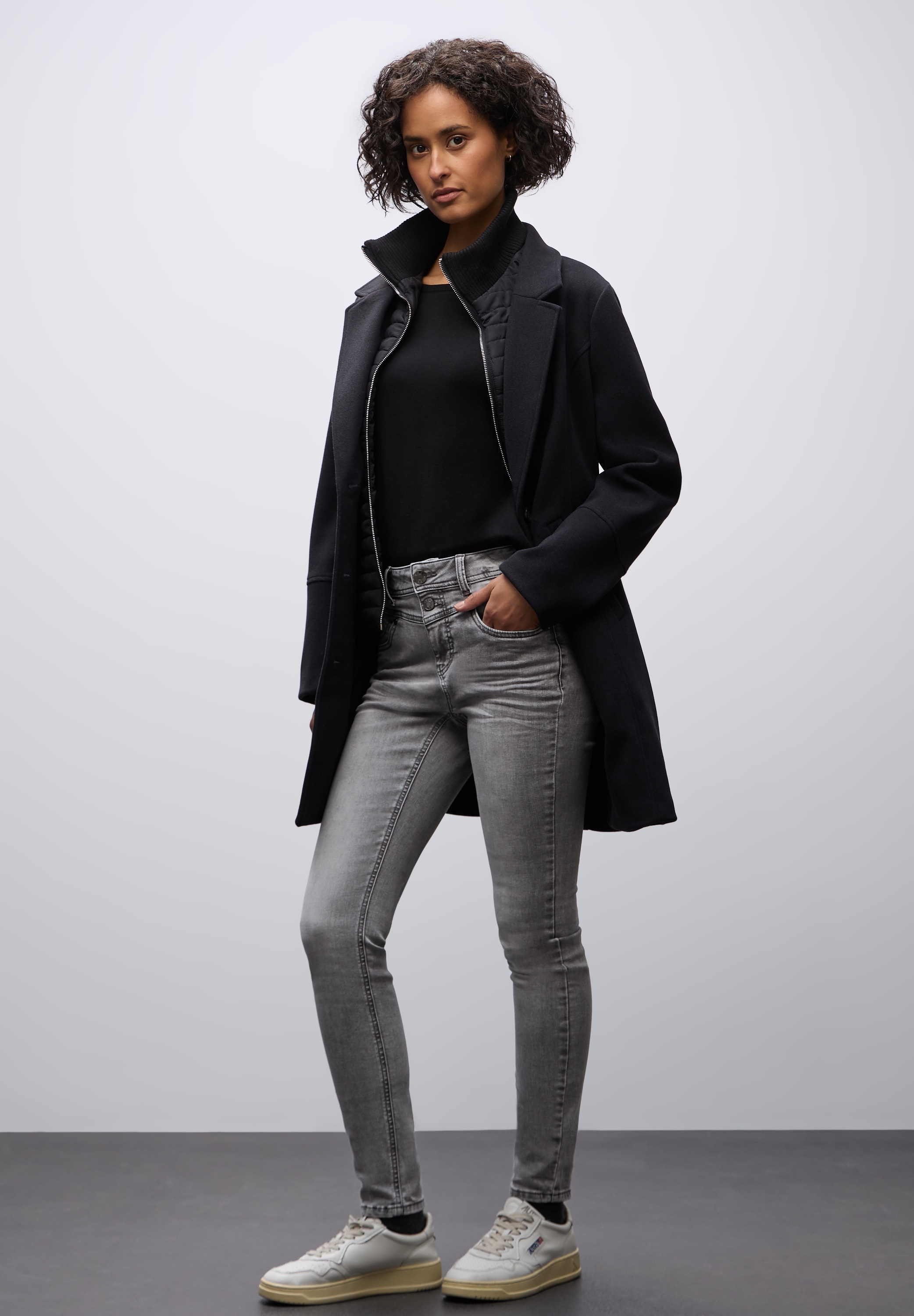 STREET ONE Jeans slim »Style York« im Five-Pocket Style