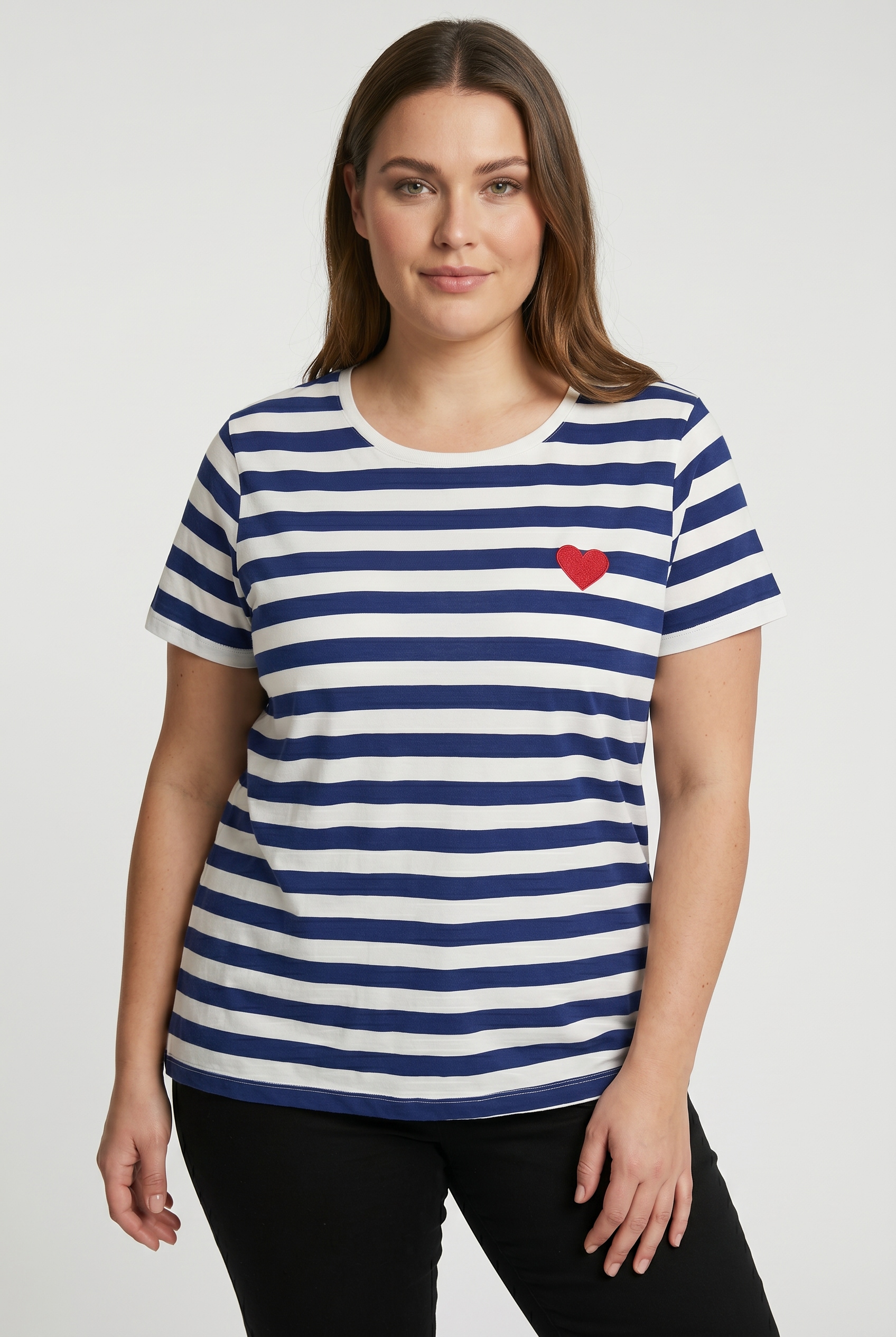 ONLY CARMAKOMA Rundhalsshirt »CARANITA LIFE S/S O-NECK REG TOP JRS«