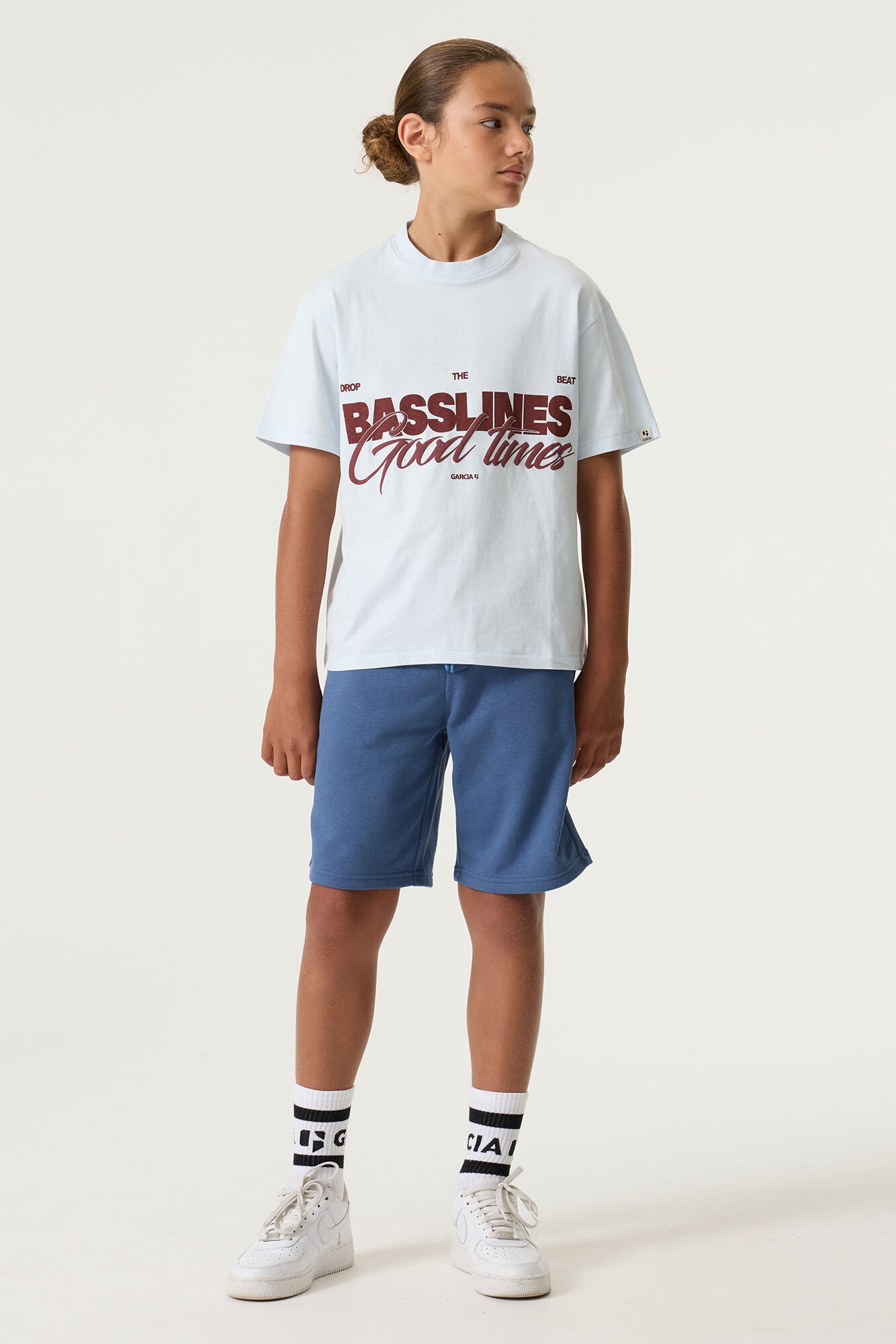 Garcia Sweatshorts  avec waistband élastique et cordon de serrage, pour garçons