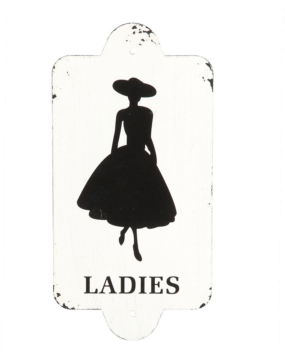 Image of Ambiente Haus Metallbild "Metallbild - Ladies 28x14cm" 1 Stk. tlg.
