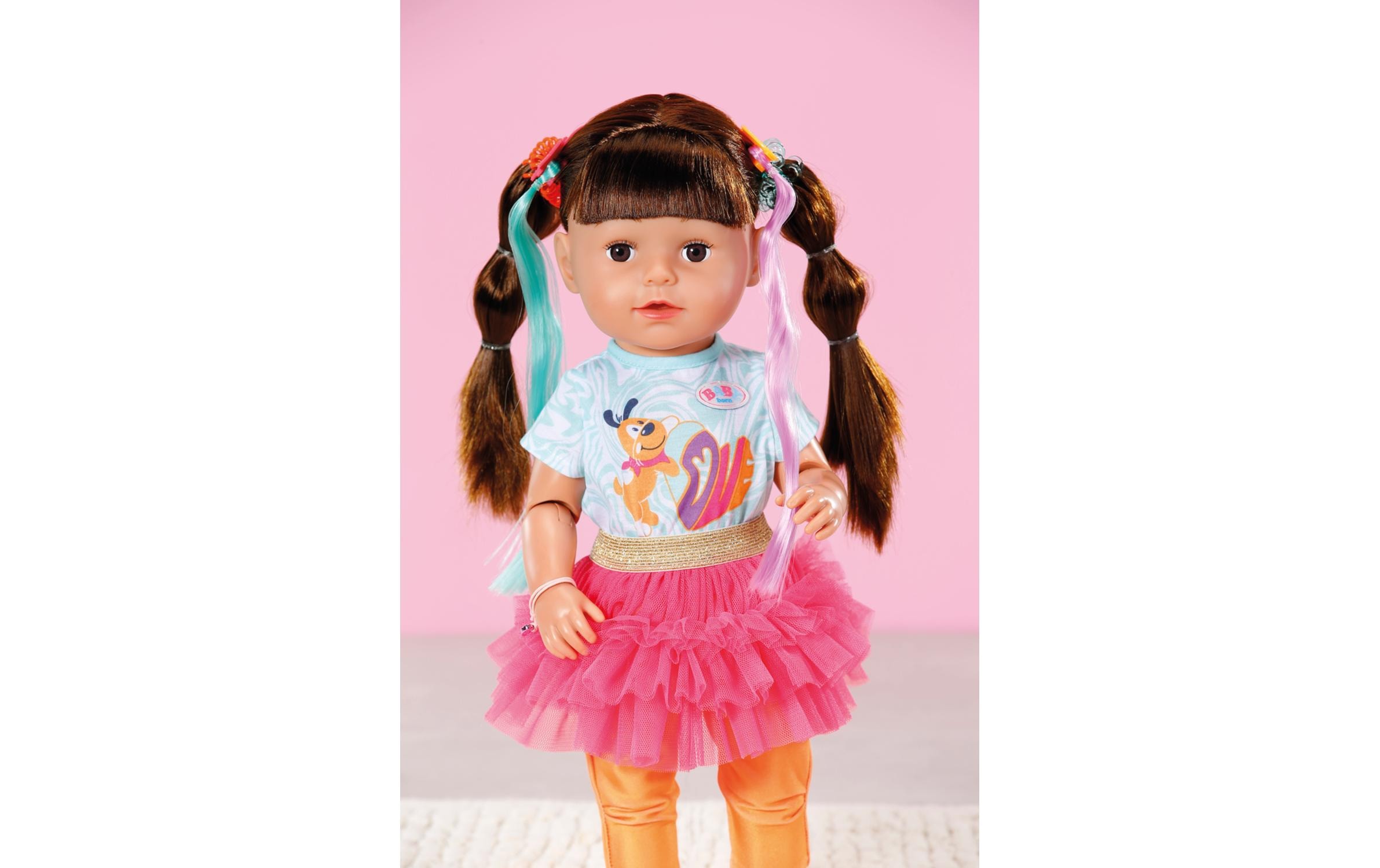 Baby Born Anziehpuppe »Sister Play & Style 43 cm brunette«