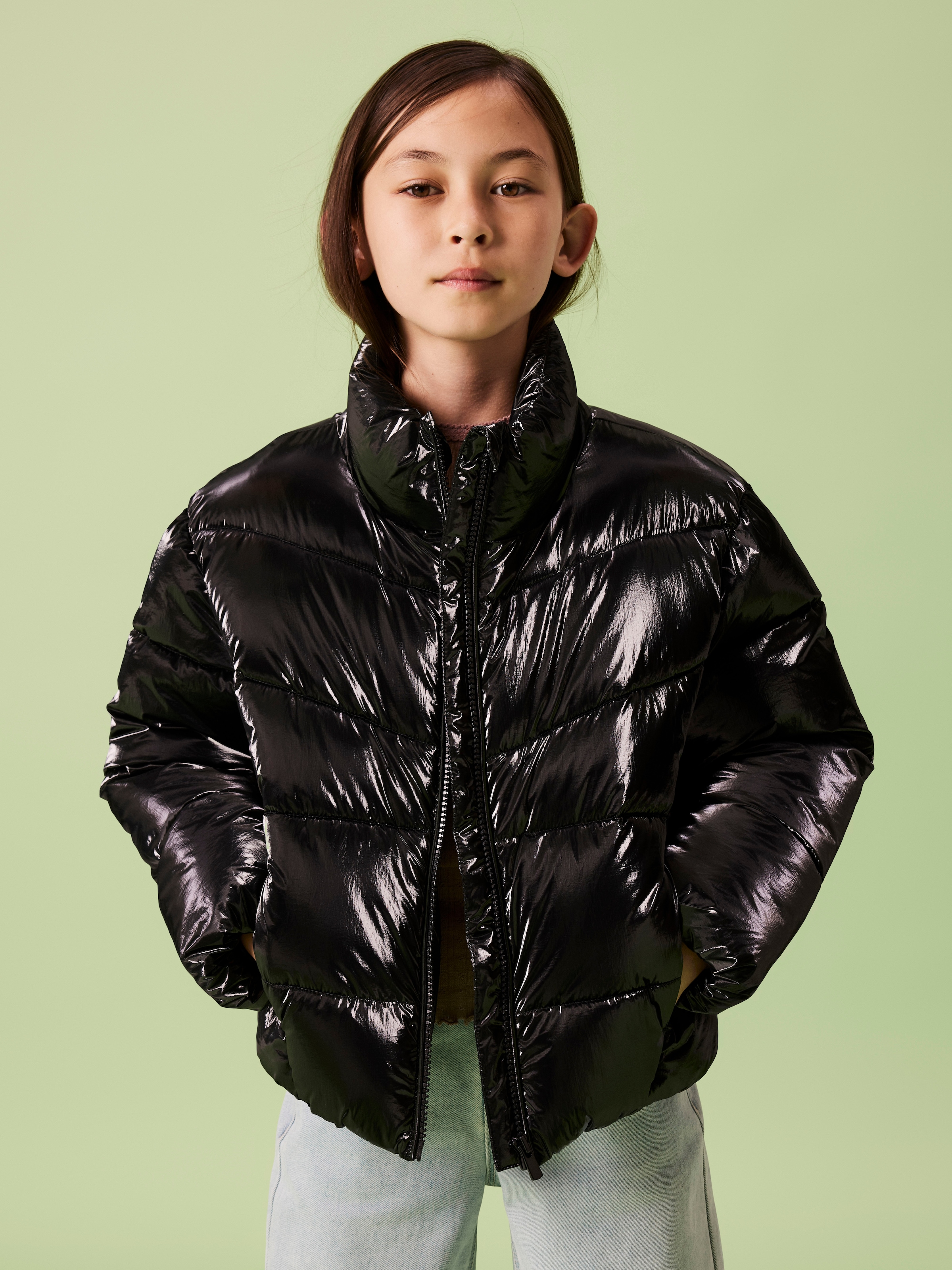 Image of Name It Steppjacke "NKFMANON PUFFER JACKET" ohne Kapuze