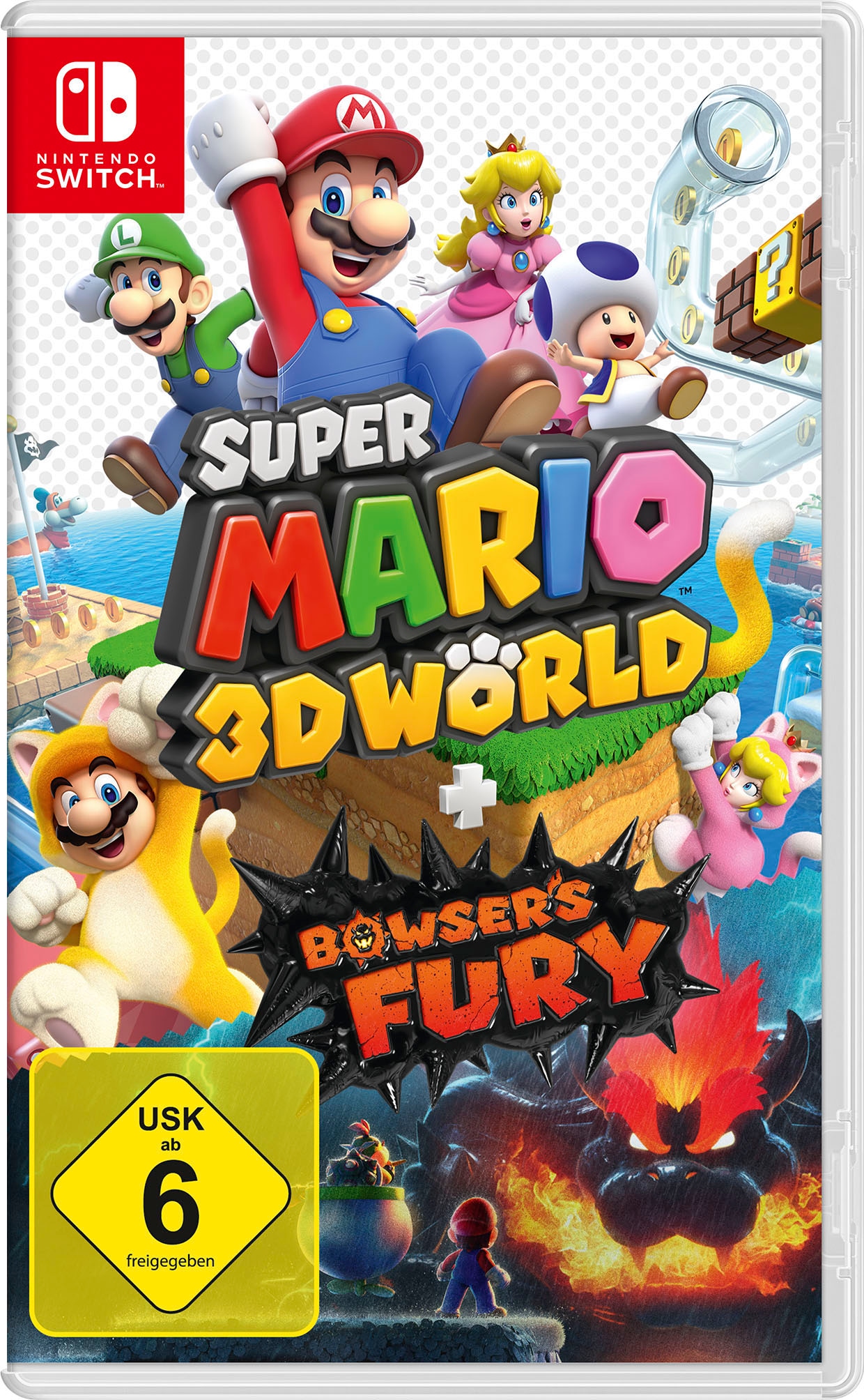 Image of Nintendo Switch Spielesoftware "Super Mario 3D World + Bowsers Fury" Nintendo Switch