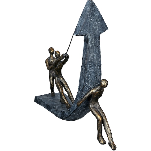 Casablanca by Gilde Dekofigur »Skulptur Success, bronzefarben/grau«,  Dekoobjekt, Höhe 29 cm, Wohnzimmer acheter confortablement
