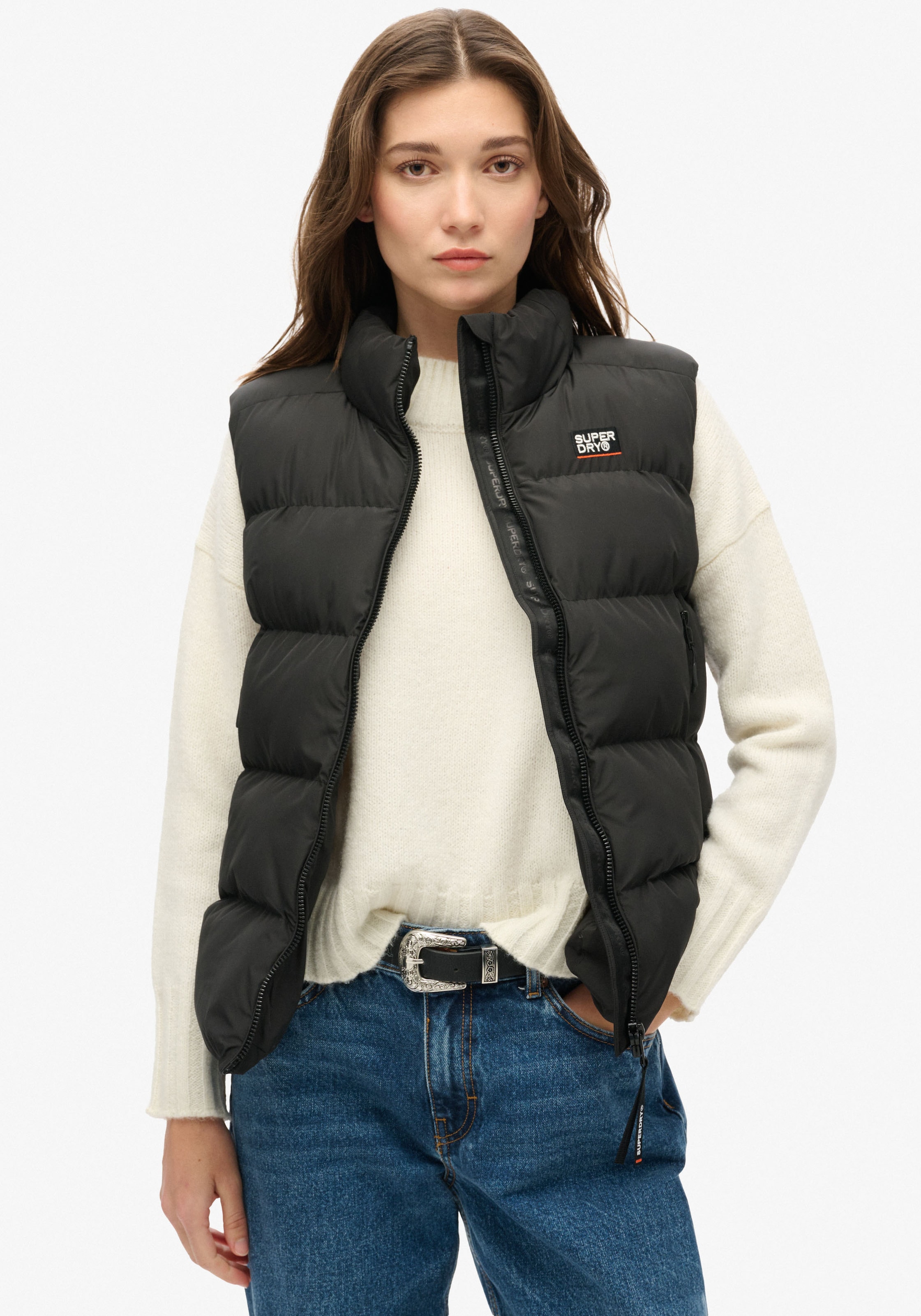 Superdry Steppweste »SPORTS PUFFER GILET«