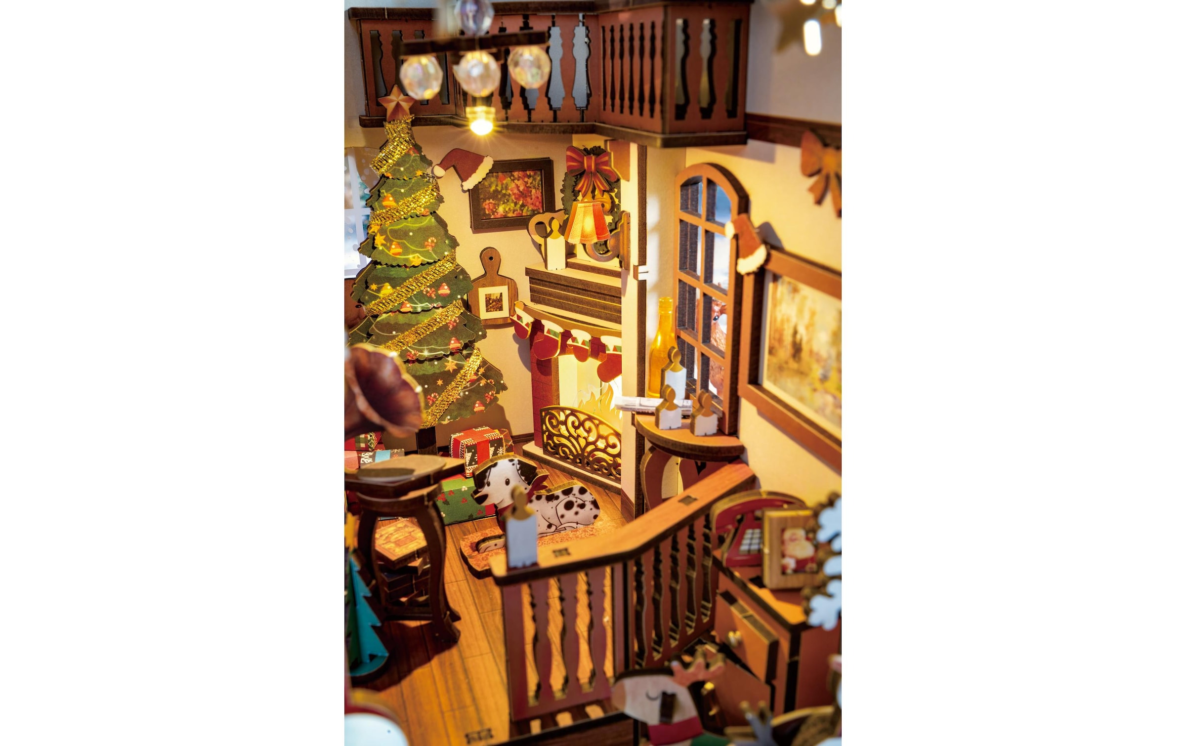   Modellbausatz »Rolife Christmas Indoor Scene Holzbausatz Weihnachten« 289 Stk. tlg.