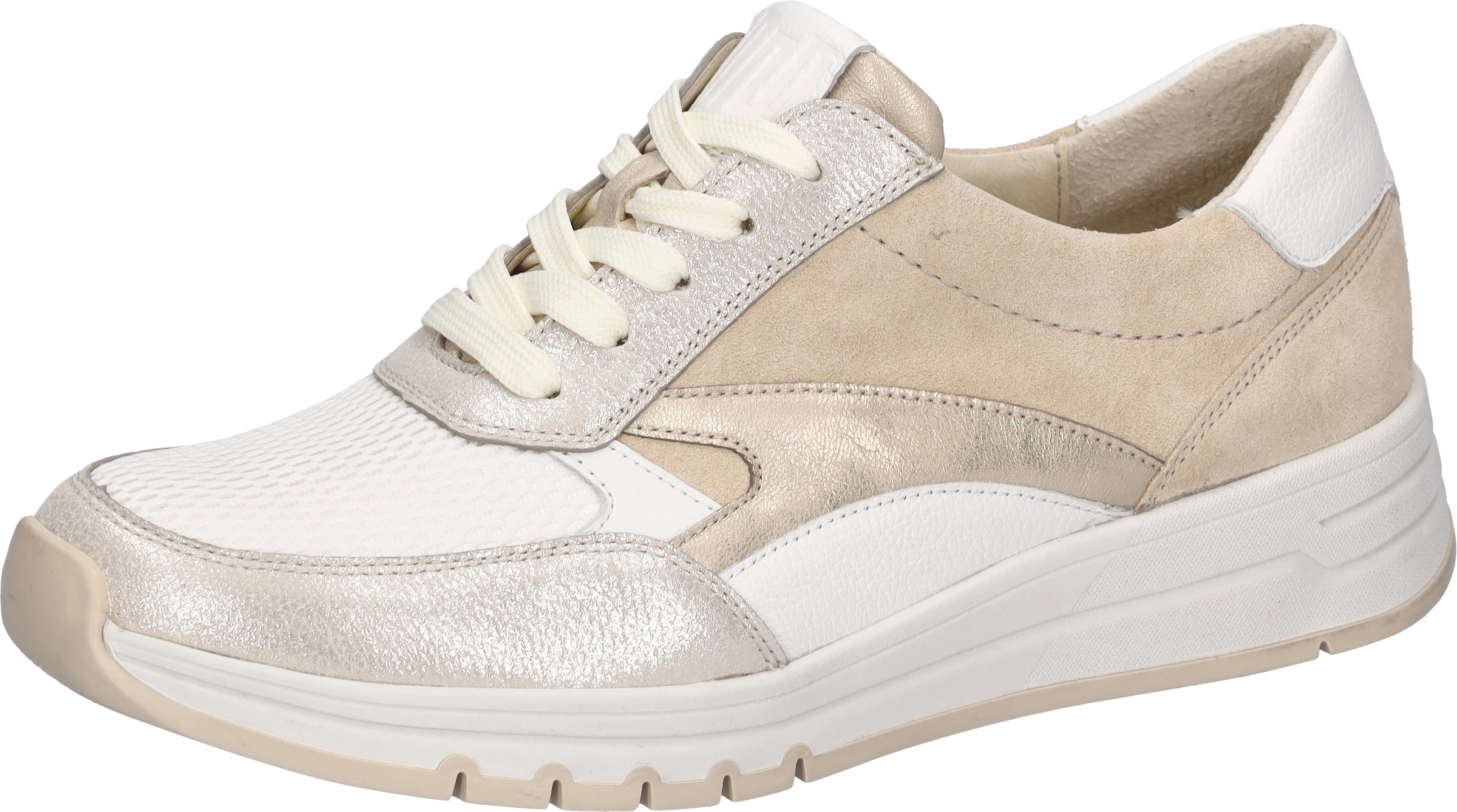Image of Waldläufer Keilsneaker Schnürschuh, Halbschuh, Freizeitsneaker mit weichem Schaftrand