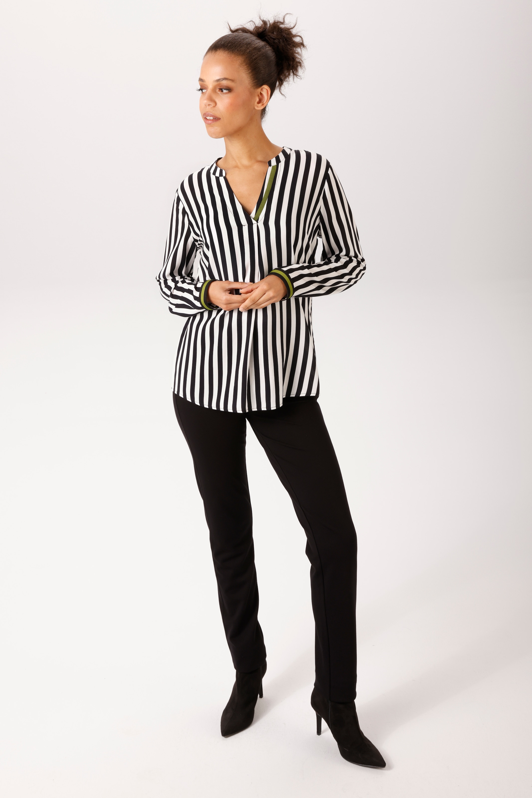Aniston CASUAL Blouse à enfiler imprimé rayé - NOUVELLE COLLECTION