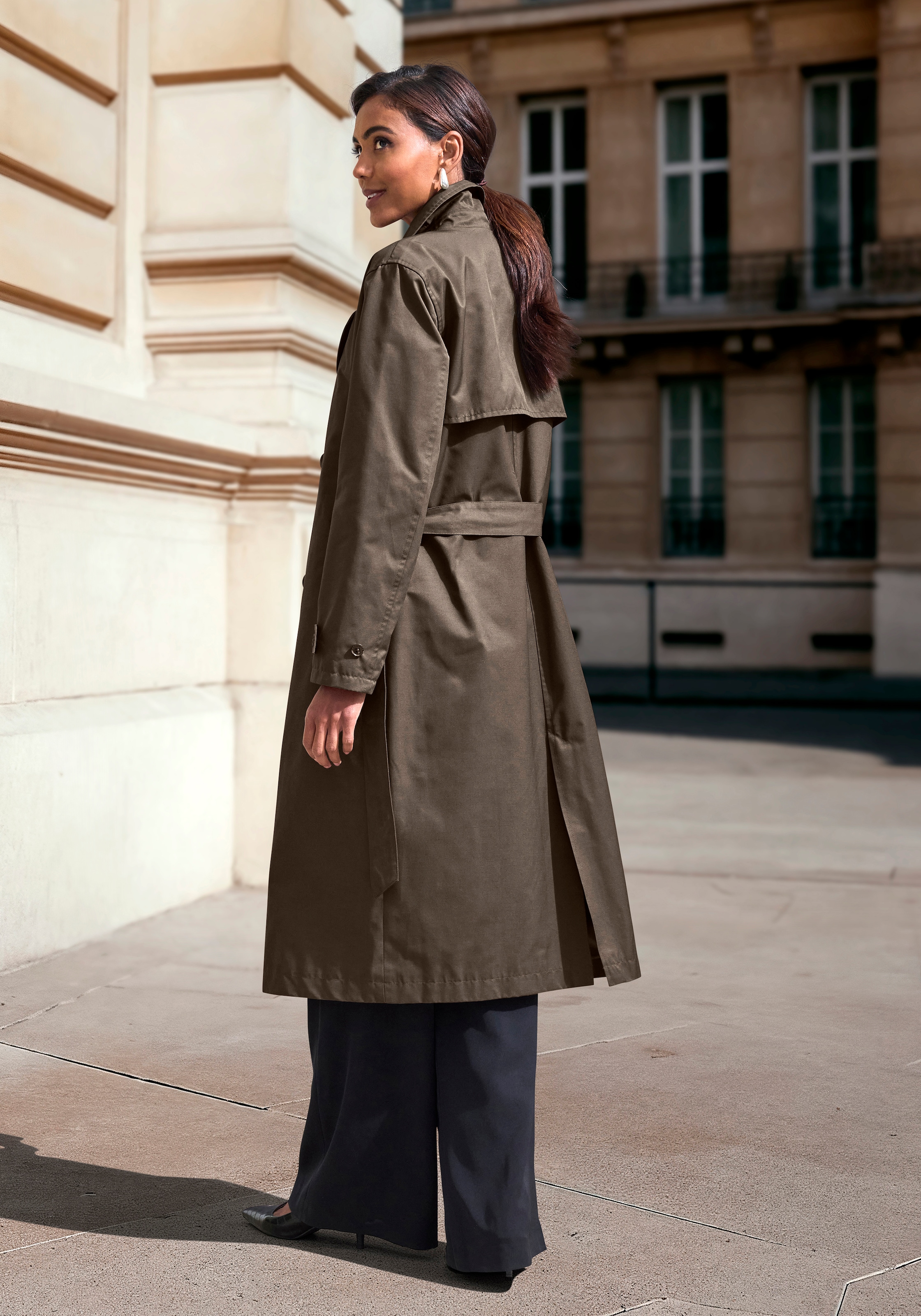 French Connection Trench-coat Trenchcoat im Blouson-Style