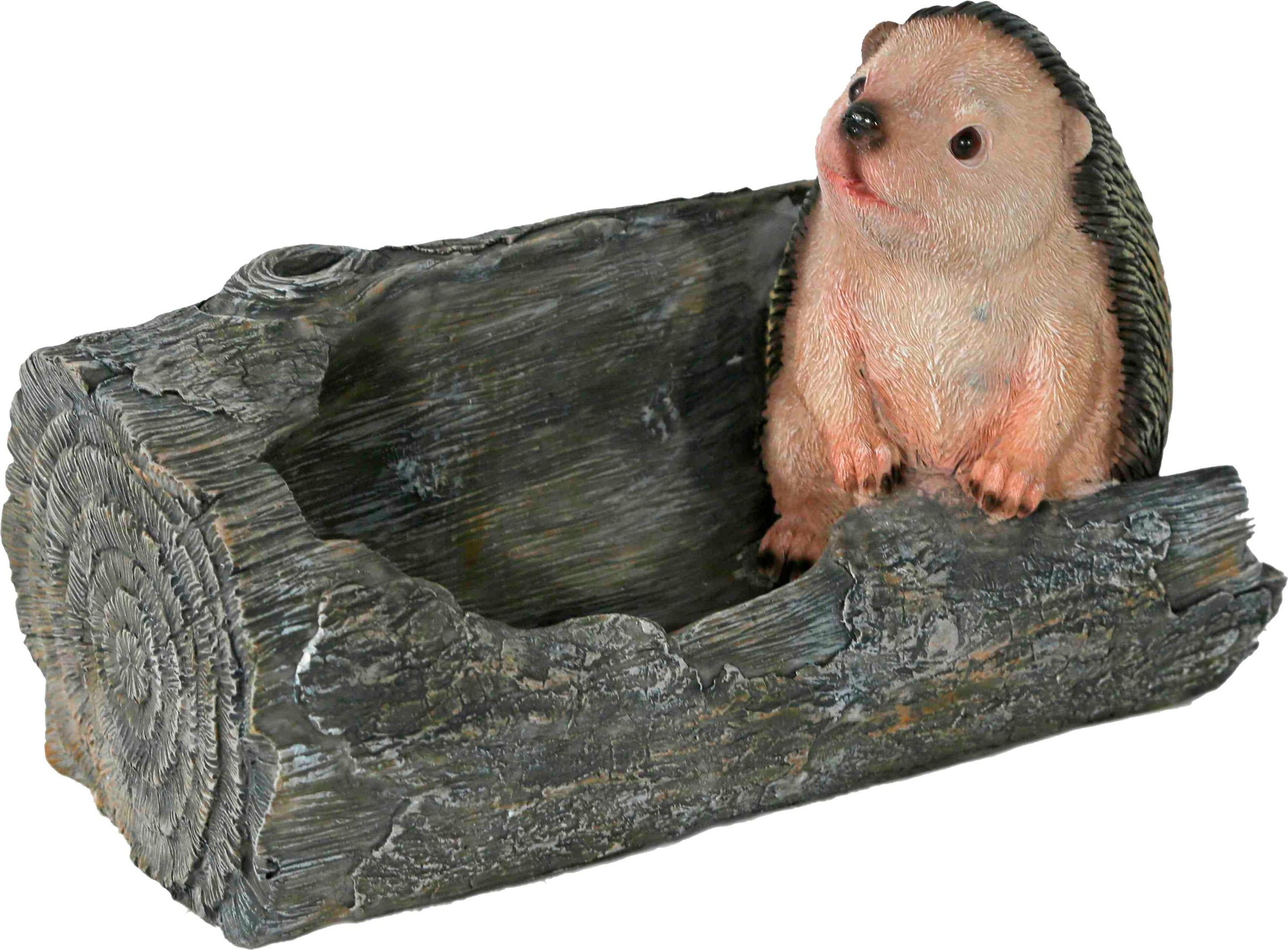 Image of Casa Collection by Jänig Tierfigur, Igel mit Vogeltränke, L: 25 cm bei Ackermann Versand Schweiz