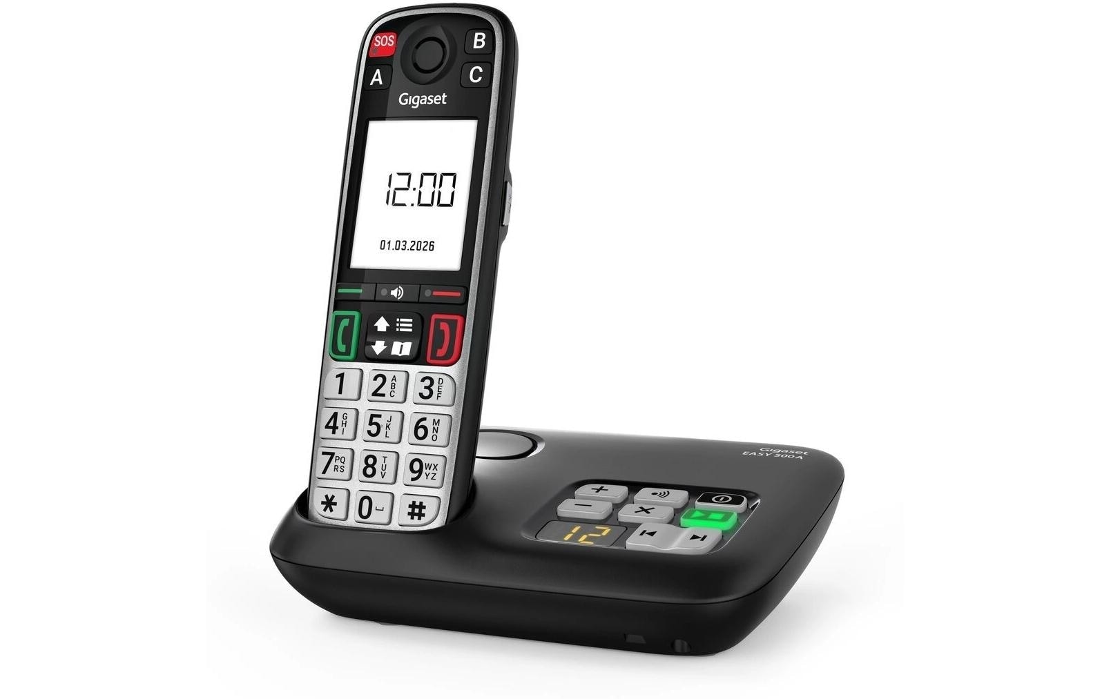 Gigaset Schnurloses DECT-Telefon »EASY 500A mit Anrufbeantworter« ( )