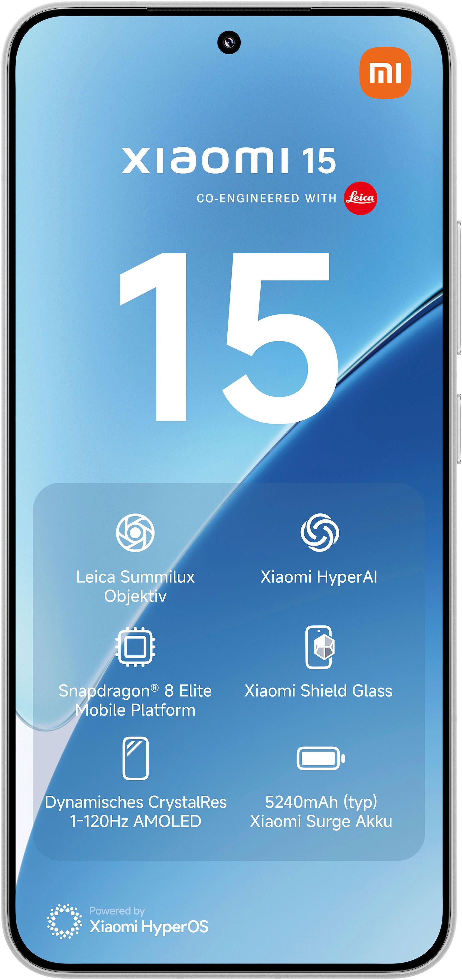 Xiaomi Smartphone »15 12+512GB« Weiss