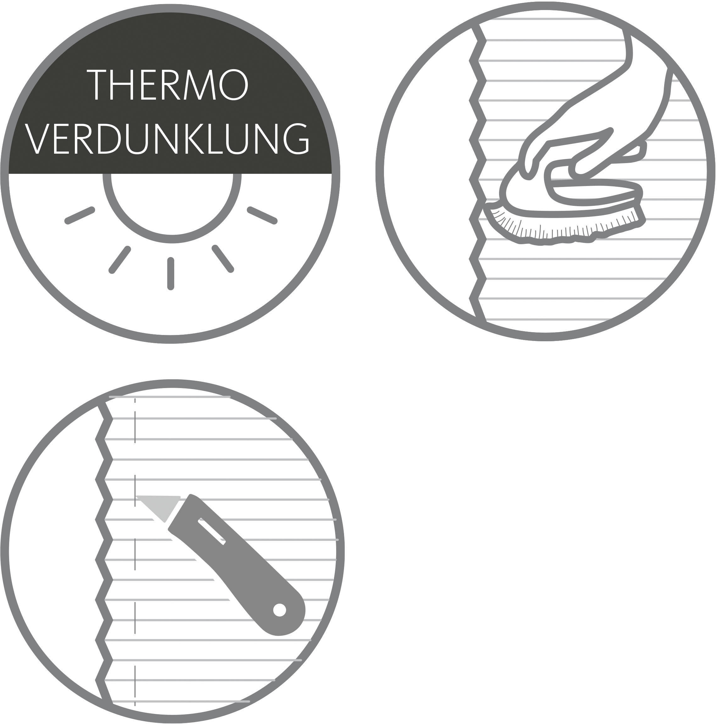 SCHÖNER WOHNEN-Kollektion Plissé en nid d'abeille »Thermo Sina« verdunkelnd économique en énergie avec perçage sous tension verschraubt, energiesparend, Thermo Rückseite, schallabsorbierend