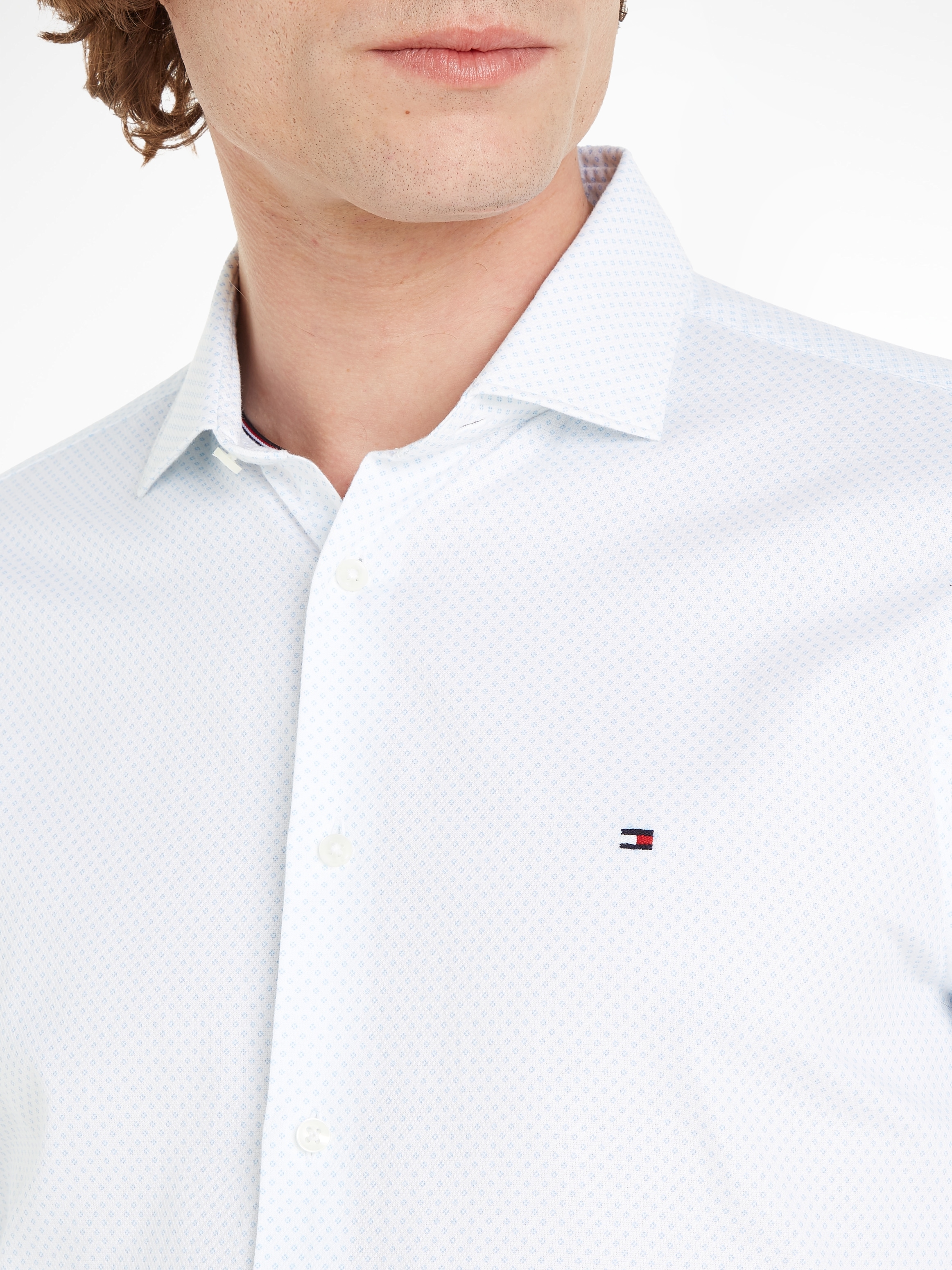 Tommy Hilfiger Langarmhemd »CL-W DOBBY PRINT SF SHIRT«