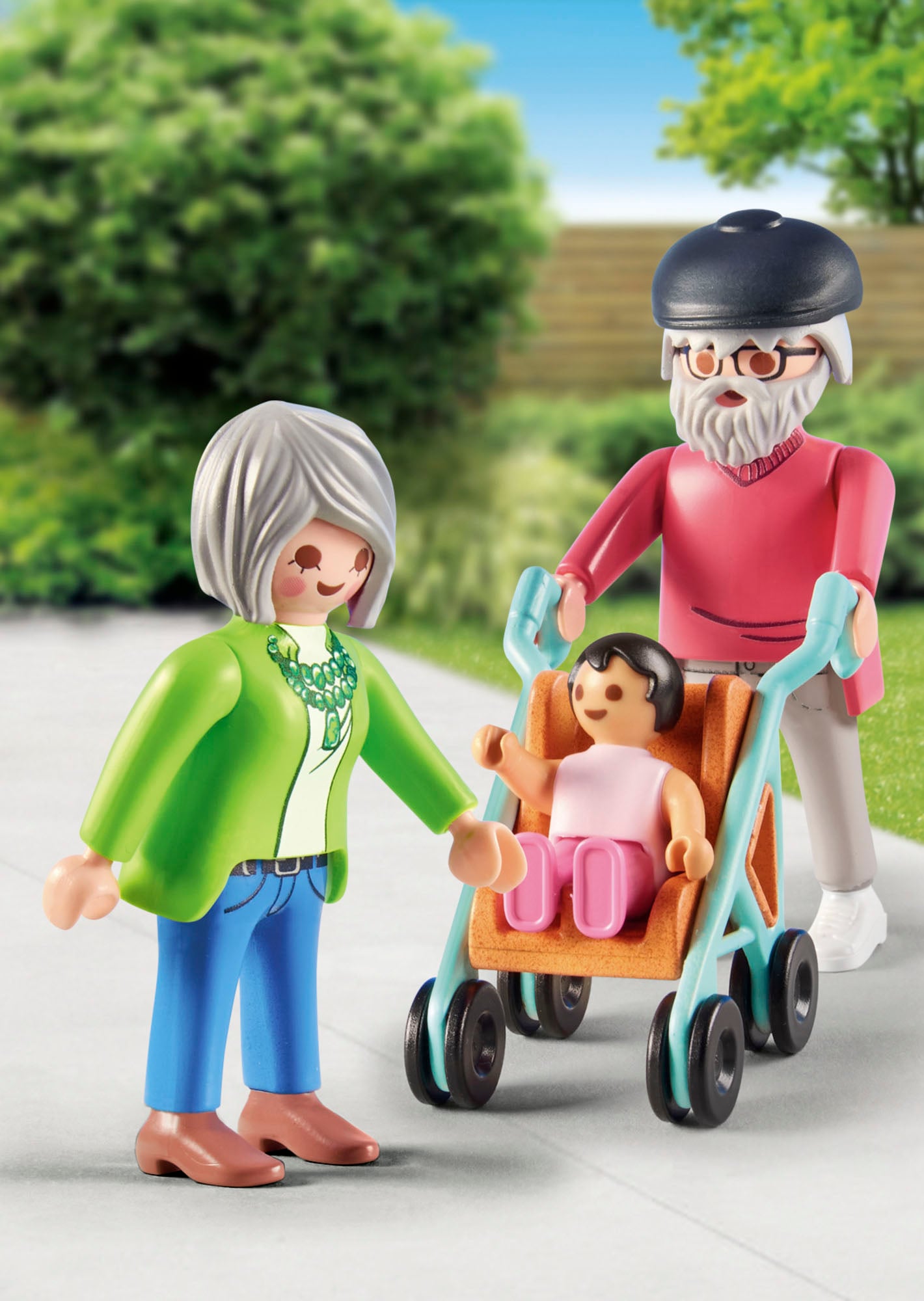Playmobil® Jeu de construction »Grosseltern mit Baby (71613), myLife« Made in Europe