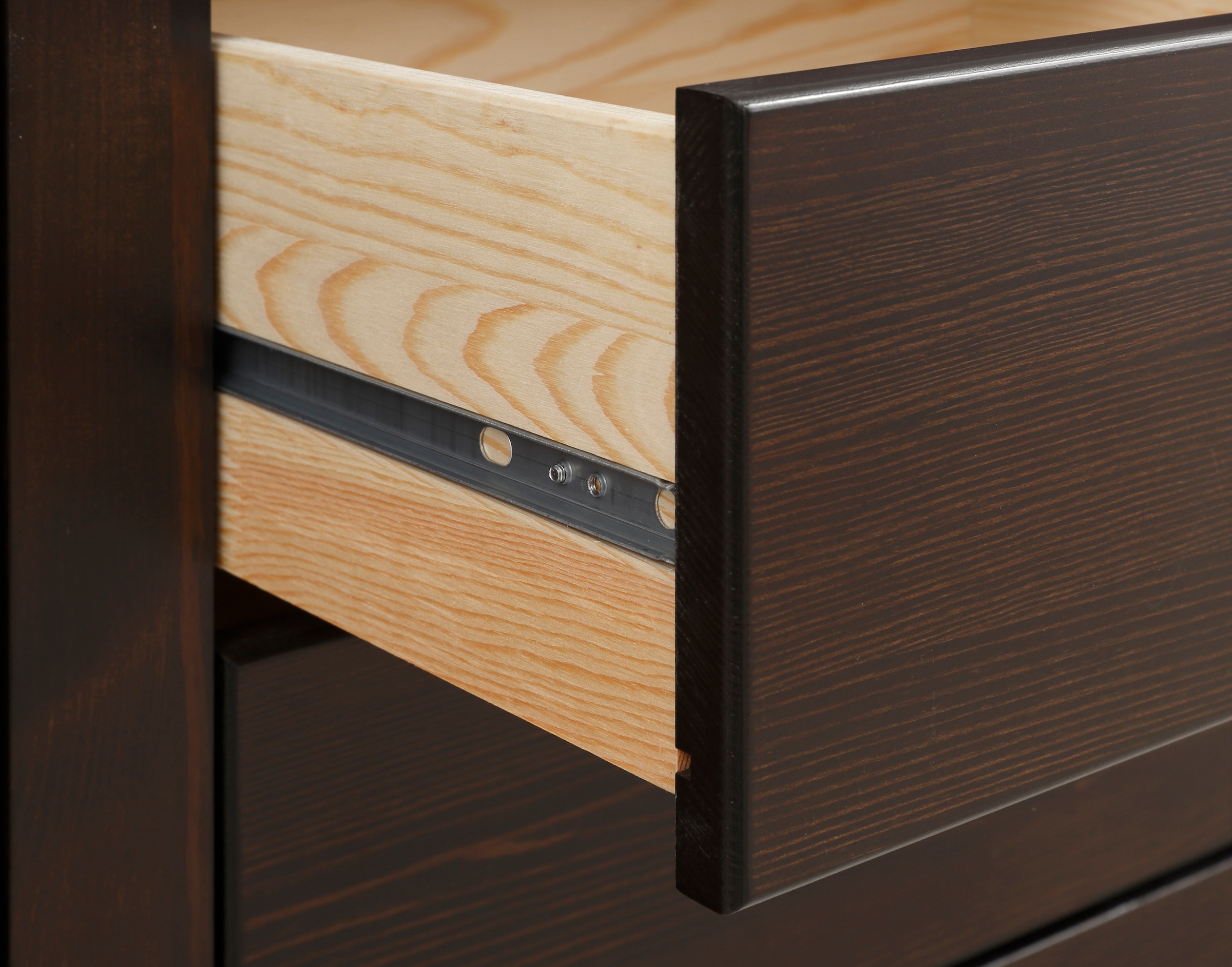 Home affaire Sideboard »Rauna«, (B/T/H: 150/37/84 cm), Kommode, FSC®-zertifiziertes Massivholz, Breite 150 cm