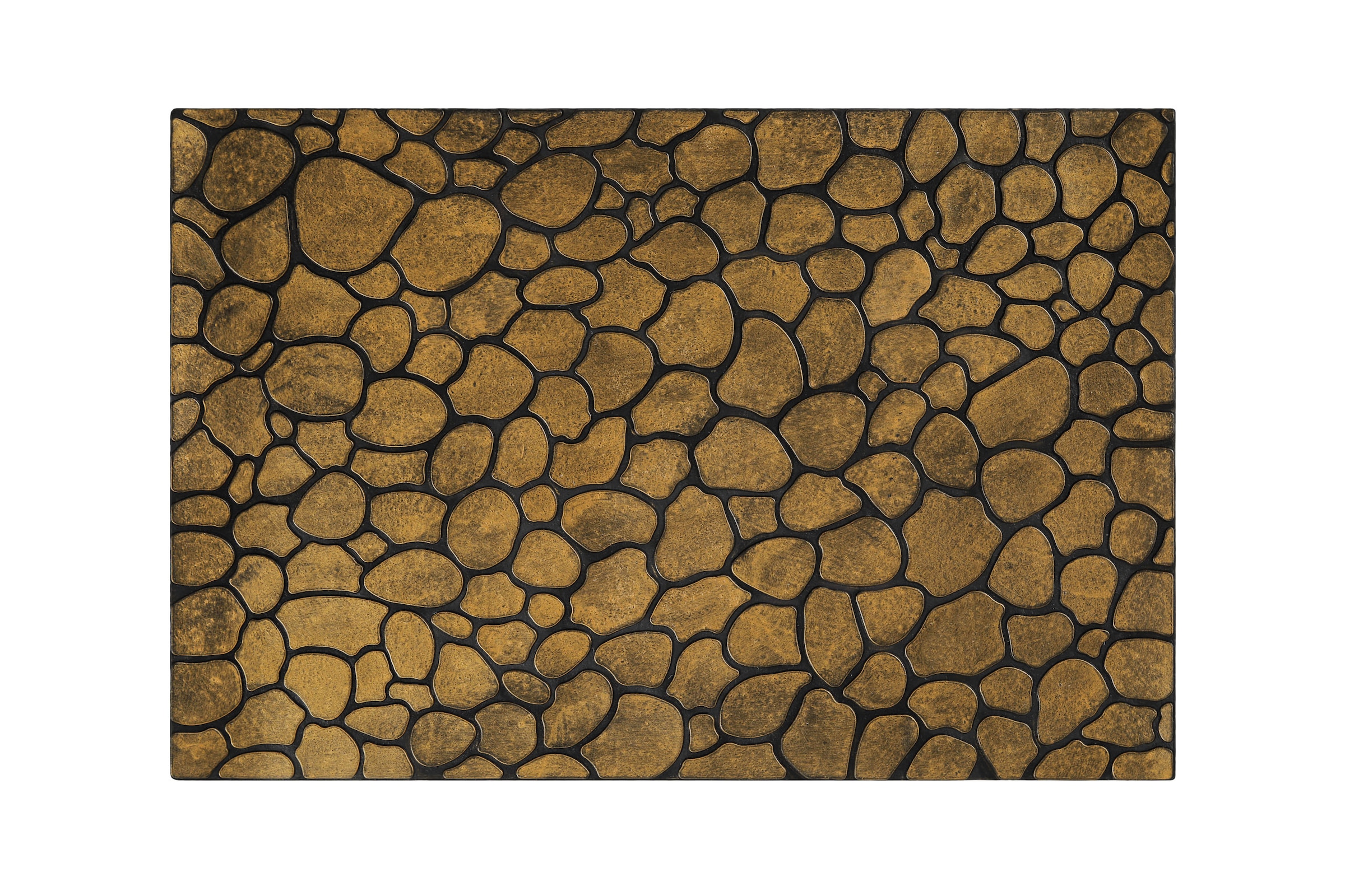 Wecon home Fussmatte »Desert Pebble«, rechteckig, 4 mm Höhe, Gummi, pflegeleicht, abwaschbar, rutschfest, Stein-Muster