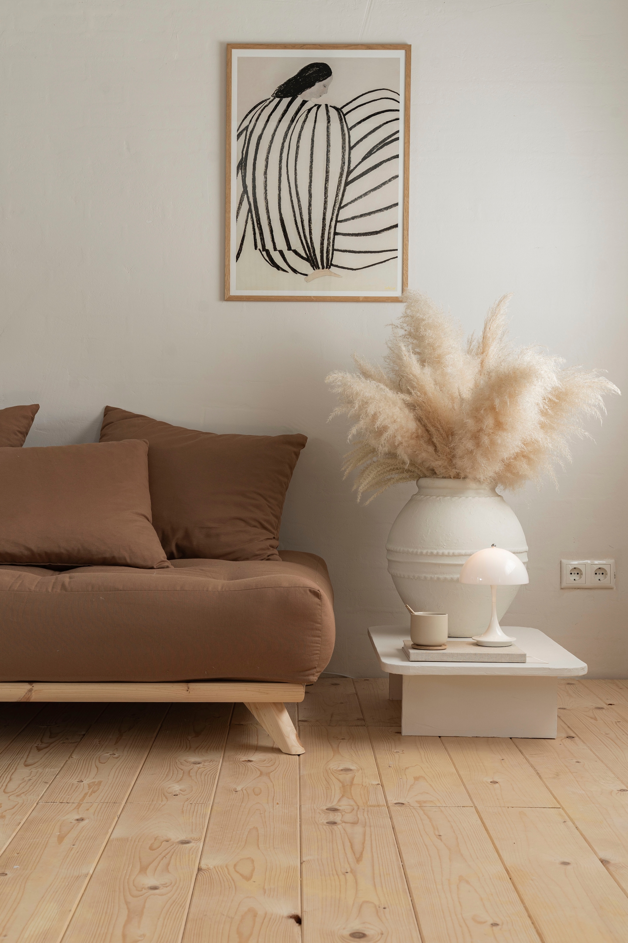 Karup Design Lit de jour »Senza, Sofa, mit Futonmatratze, minimalistisch, massives Kiefernholz« fait main, design scandinave, polyvalent, style épuré