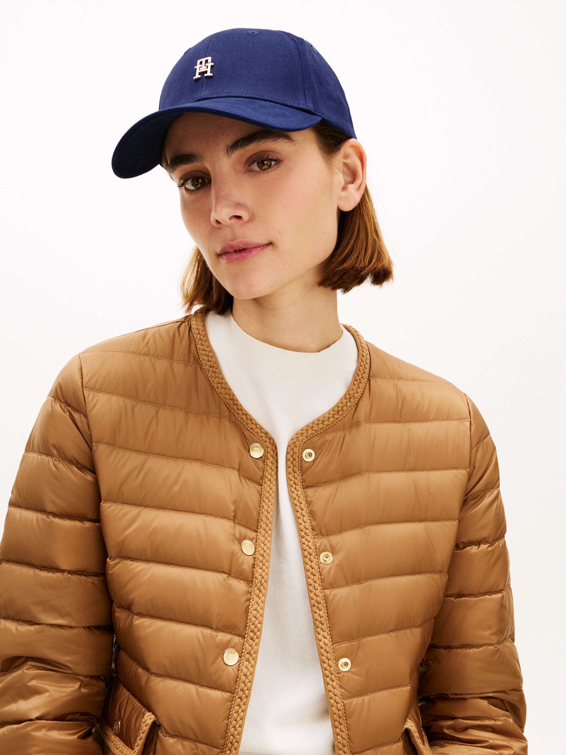 Tommy Hilfiger Baseball Cap »ELEVATED CHIC CAP«, Mit festem Schirm