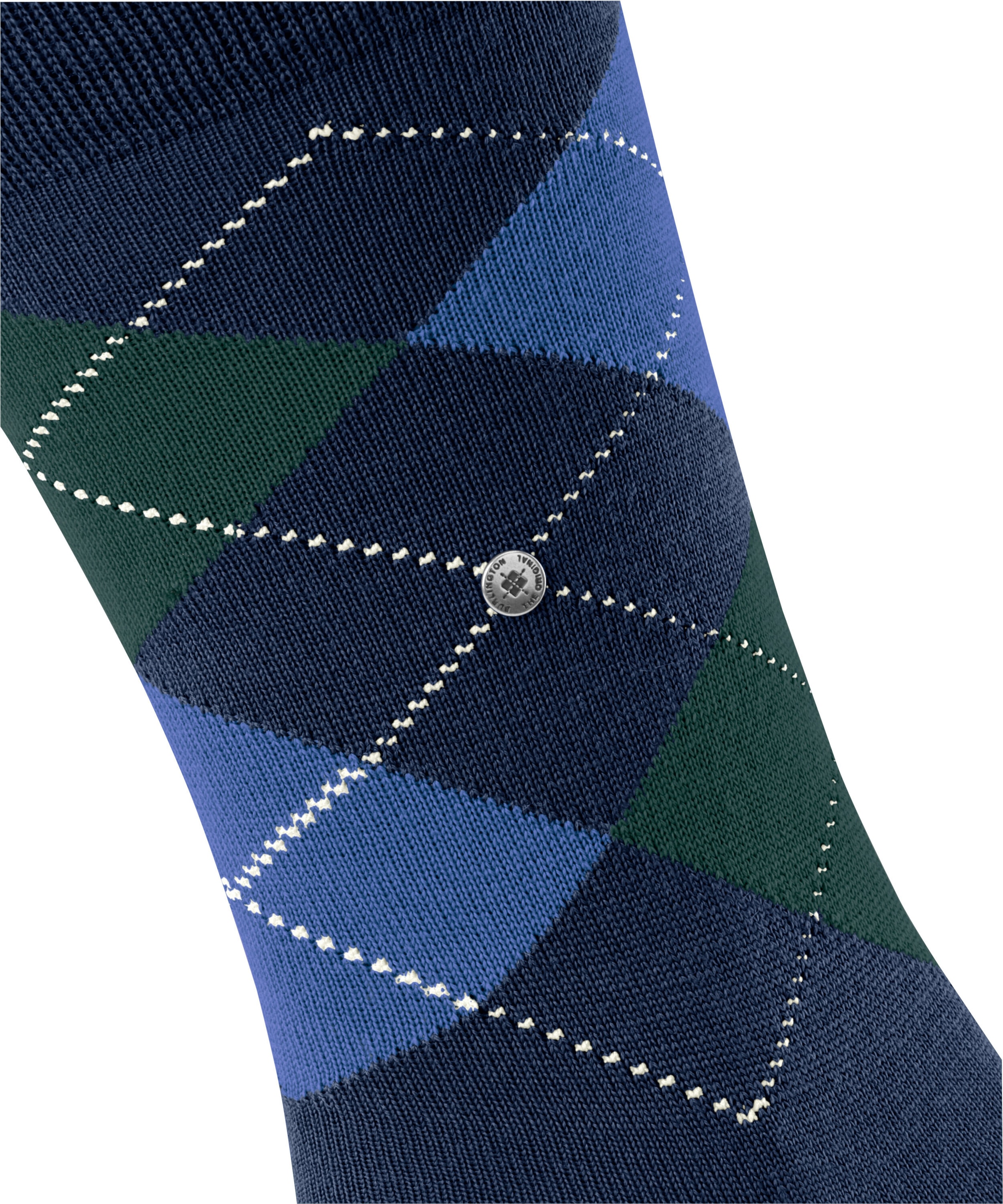 Burlington Chaussettes »Edinburgh« Taille unique 40-46, motif argyle classique, mélange de laine chaud