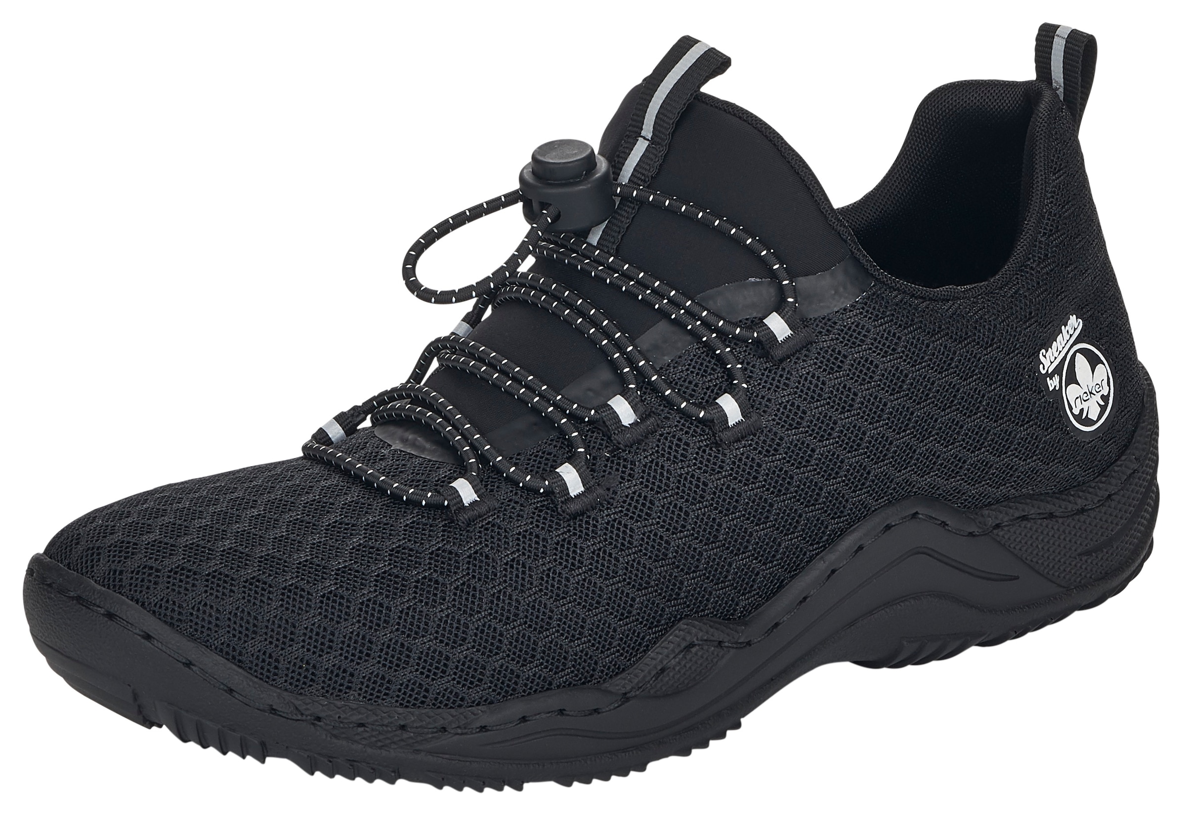 Rieker Slip-On Sneaker, Outdoor Schuh, Schlupfschuh, Slipper mit praktischem Schnellverschluss