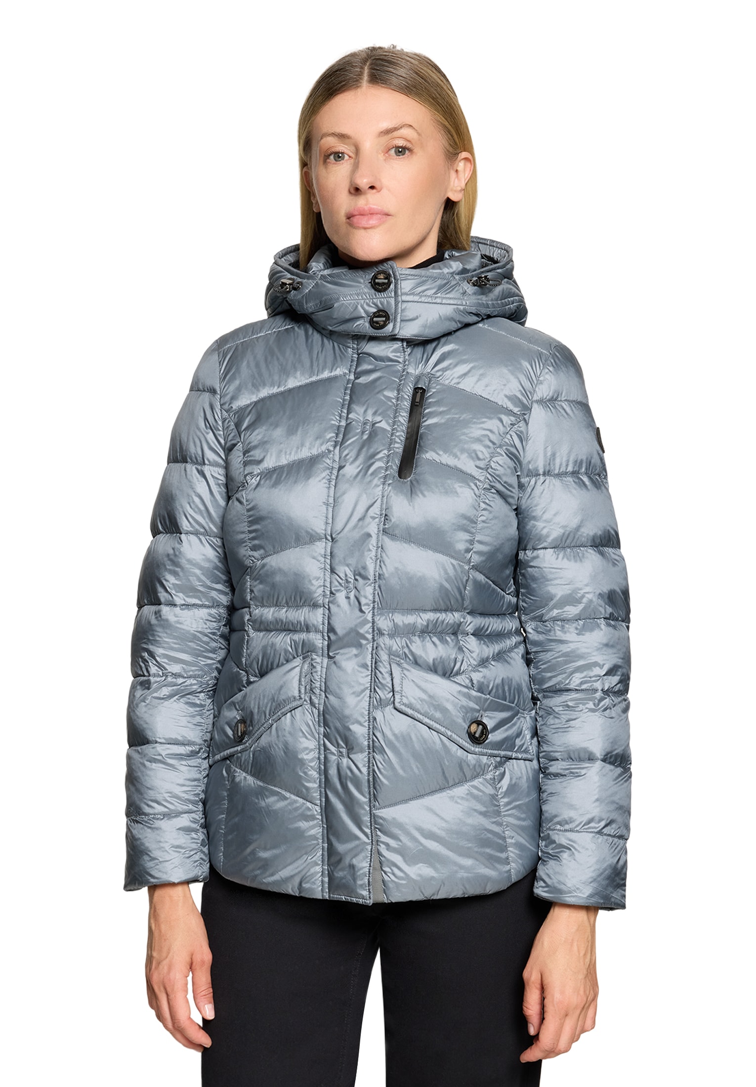 Gil Bret Steppjacke mit Kapuze mit abnehmbarer Kapuze