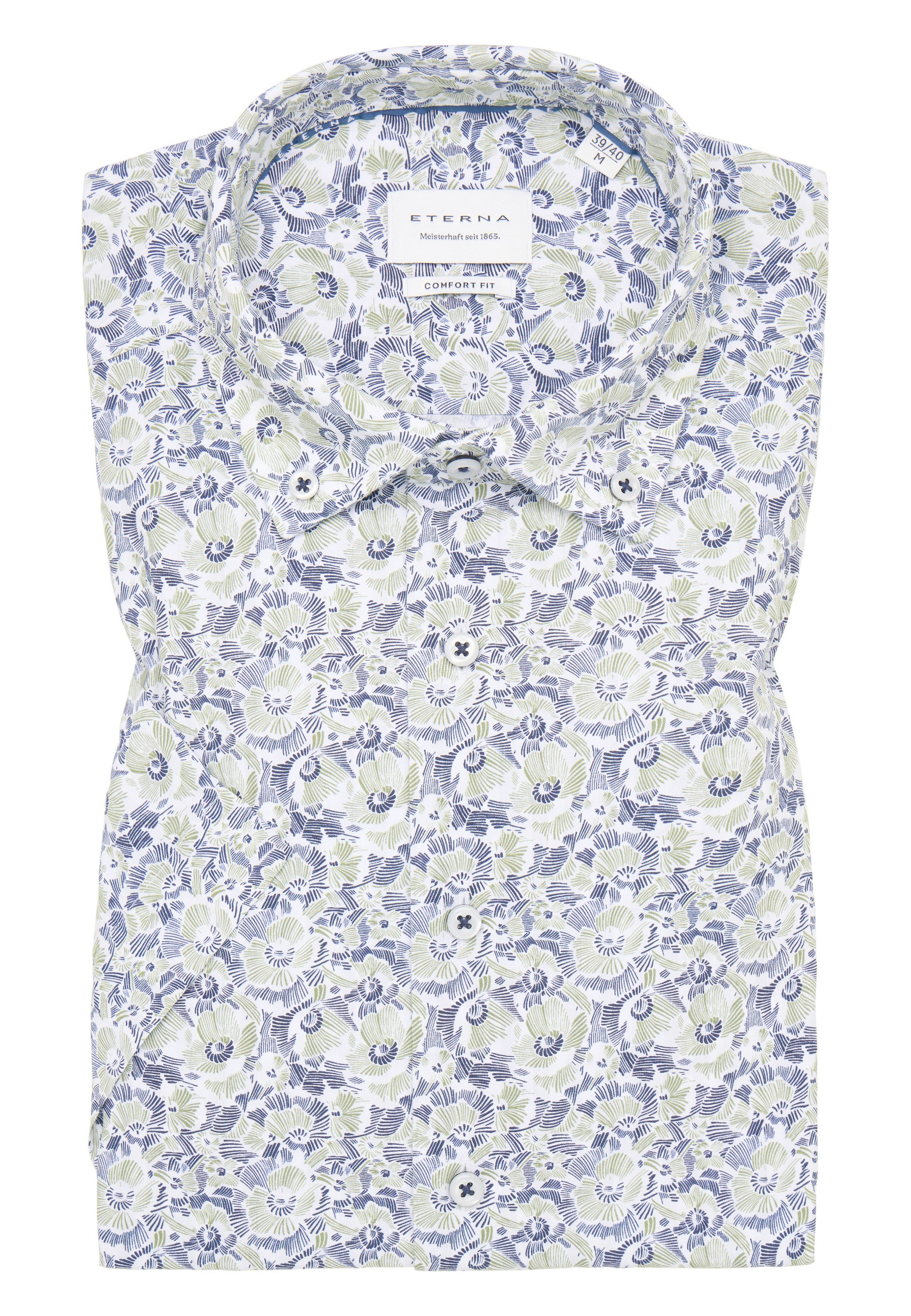 Eterna Kurzarmhemd »COMFORT FIT« EASY IRON (bügelleicht)