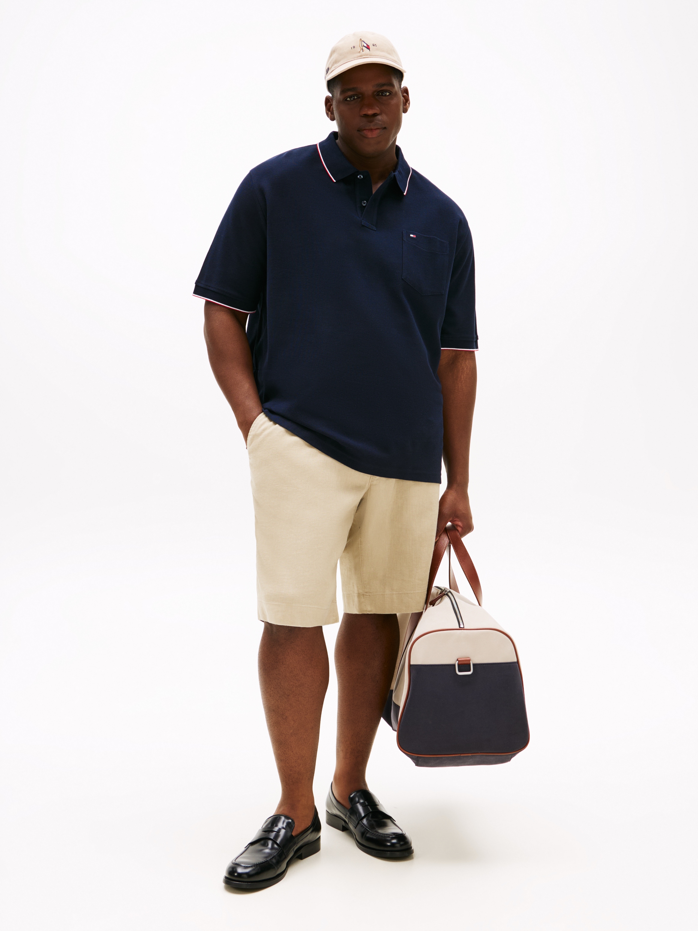Tommy Hilfiger Big & Tall Shorts »BT-BROOKLYN PO LINEN SHORT-B«, Grosse Grössen