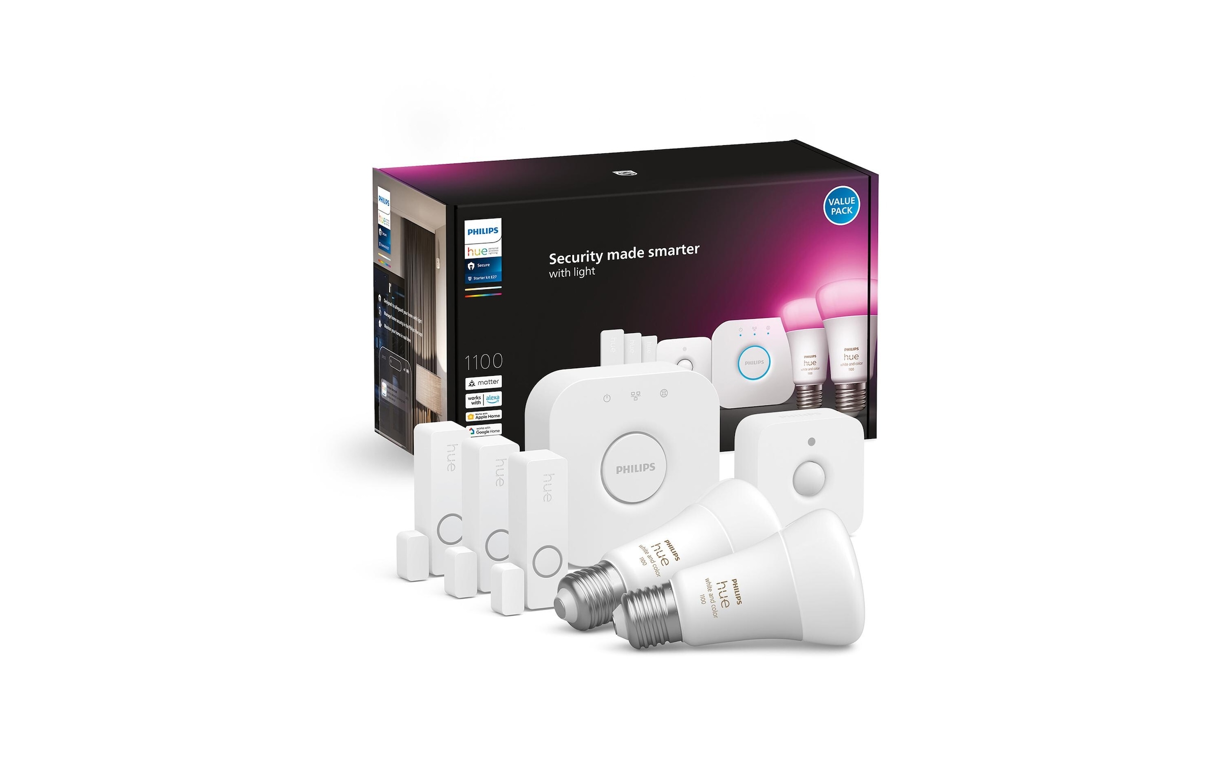 Philips Hue Bewegungsmelder »Secure Sensoren Bundle«