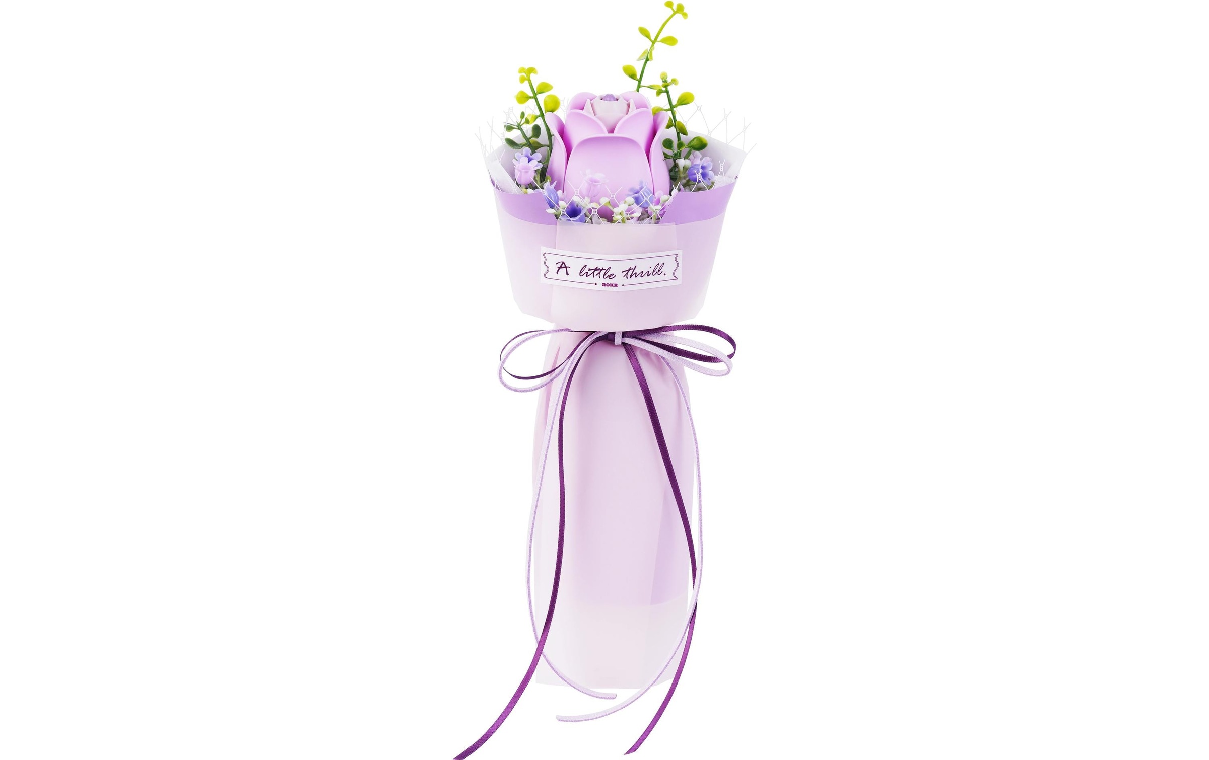 Image of Modellbausatz "ROKR Purple Rose 3D-Holzpuzzle" 54 Stk. tlg.