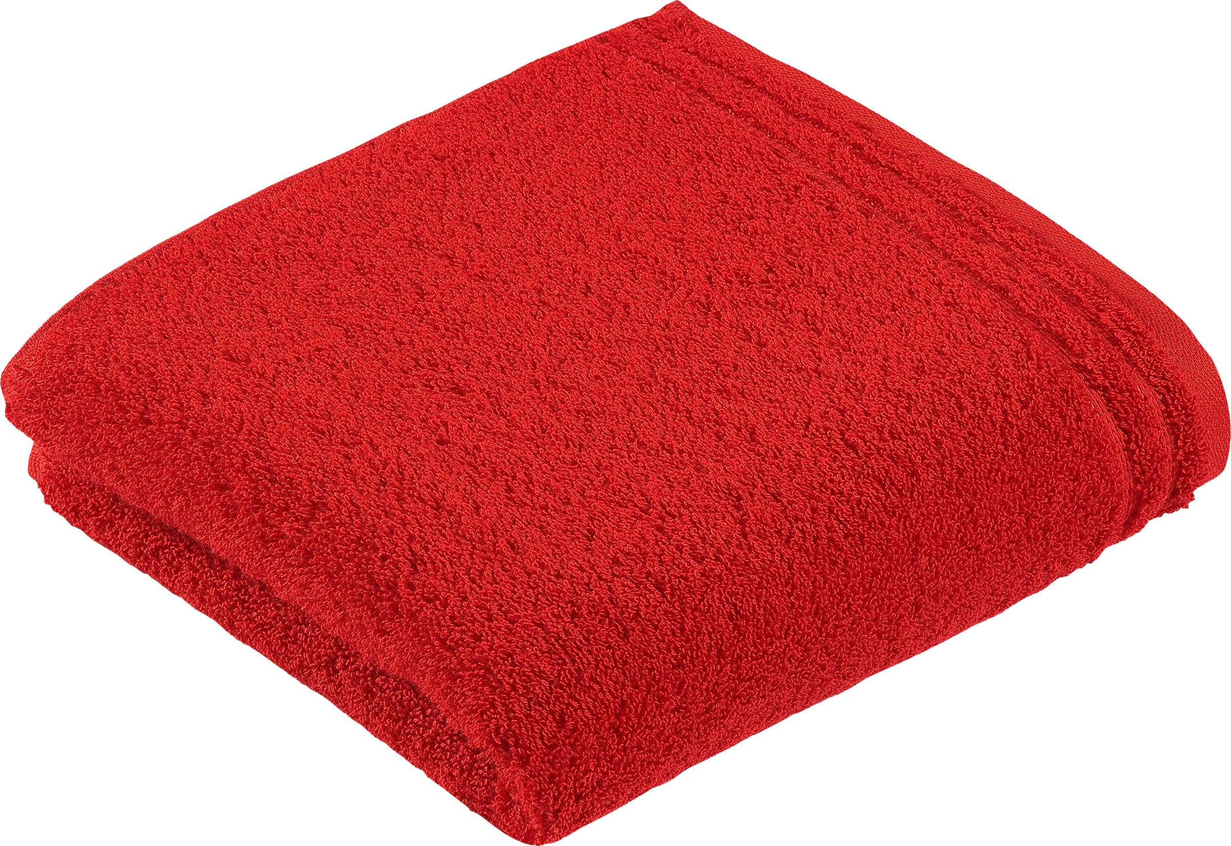 Vossen Serviette de bain »Calypso Feeling« avec bordure étroite, en 100% coton de haute qualité, vegan, uni