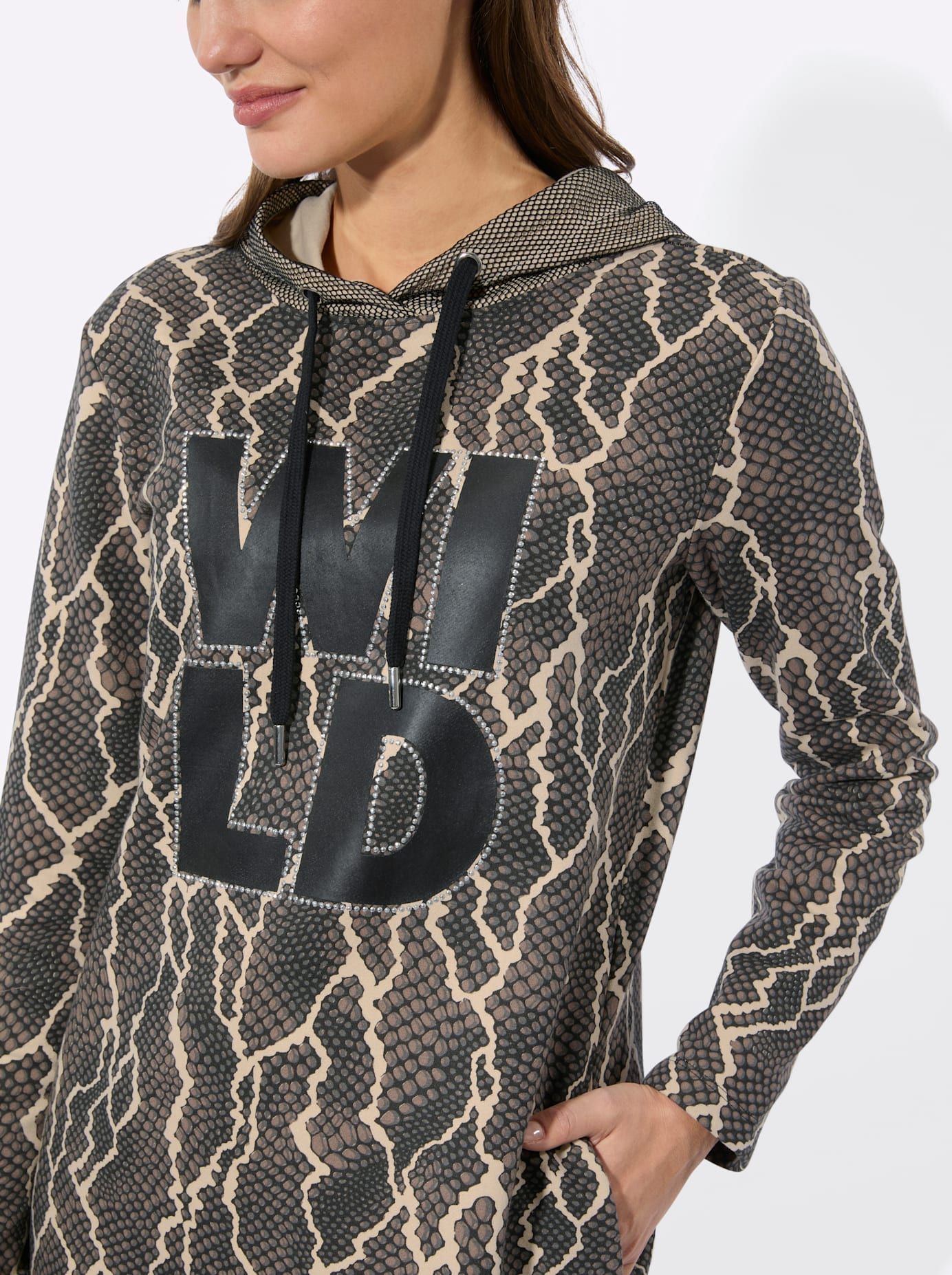 Inspirationen Robe en sweat »Druck-Kleid«