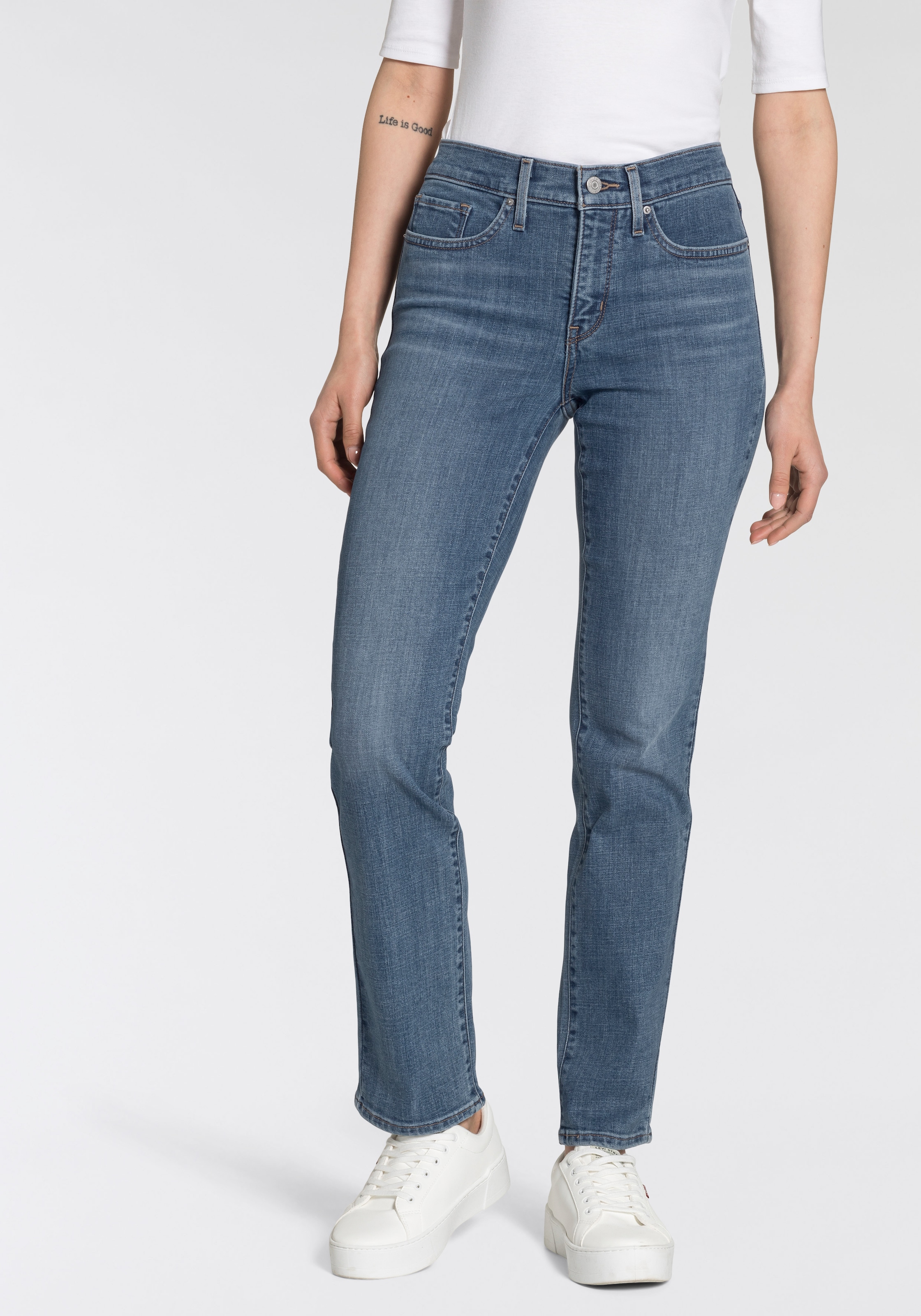 Levi's® Gerade Jeans »314 Shaping Straight«, mit Stretch